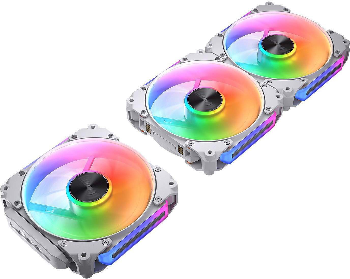 Cougar Gehäuselüfter Apolar 120 ARGB, Weiß (3er Pack)