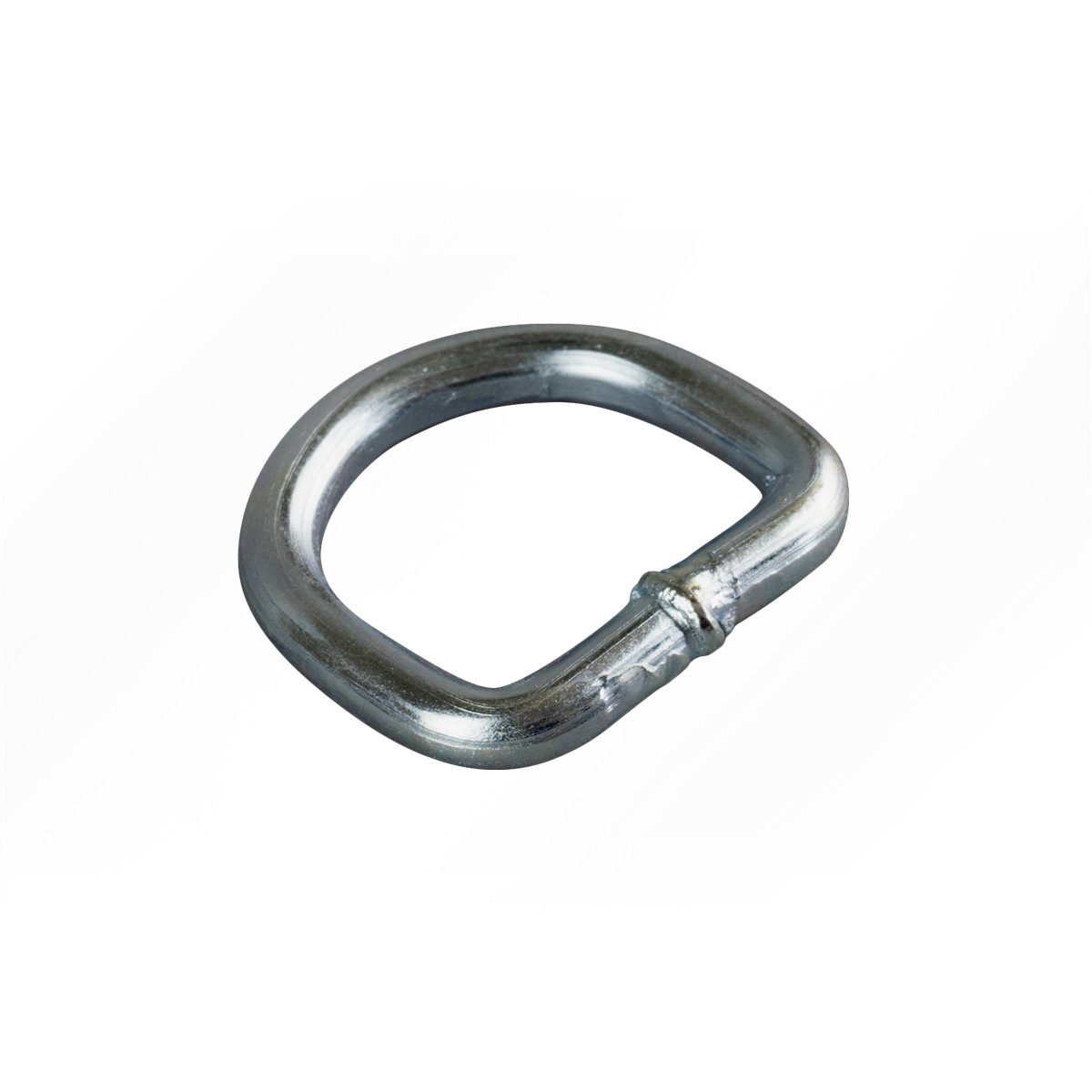 LYSEL® Gardinenring D-Ring Halbrund Metallring verzinkt 20x25x4mm, (1-St), 25 x 20 mm [L x B]