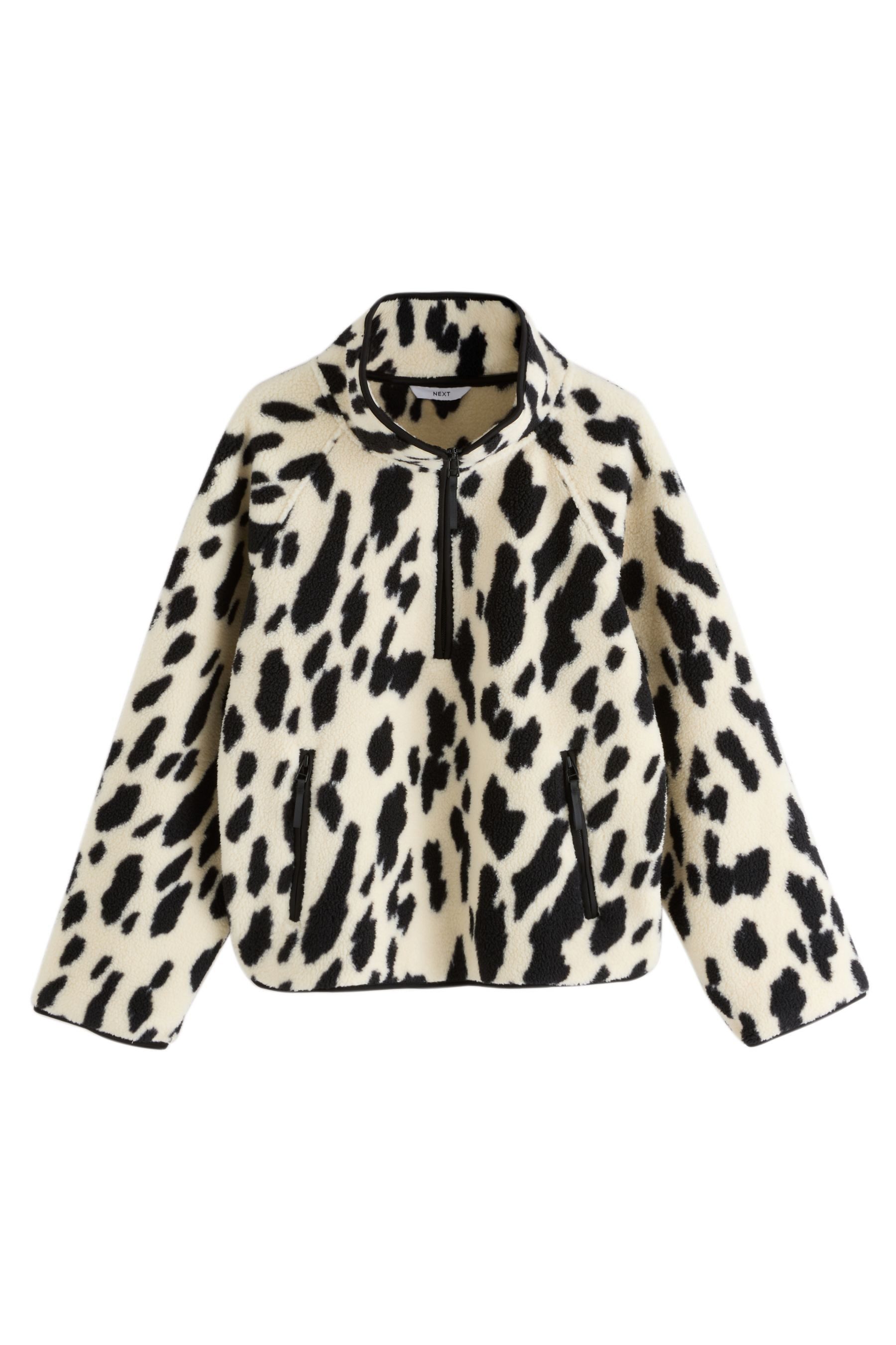 Next Fleecejacke Active Borgjacke mit Print (1-St) günstig online kaufen