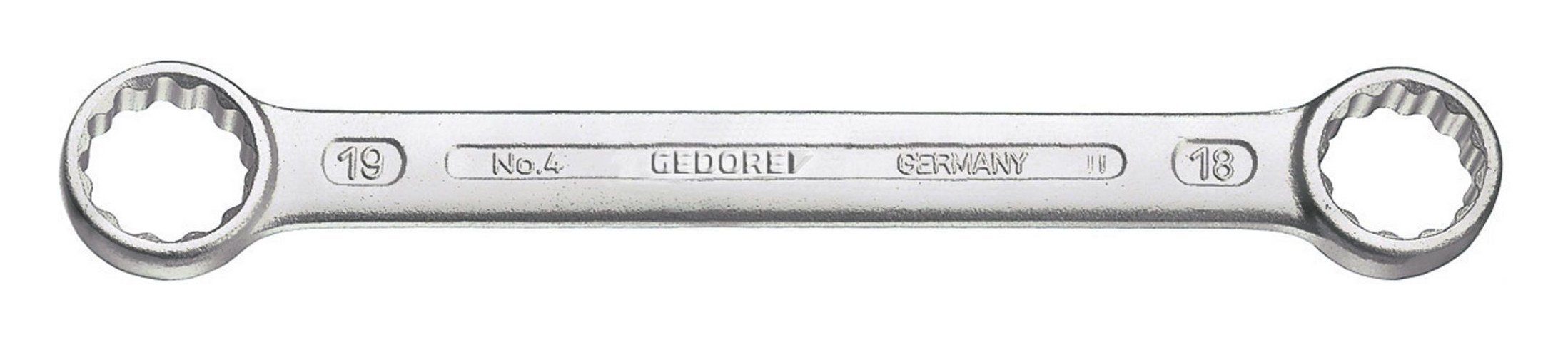 Gedore Ringschlüssel, Doppelringschlüssel DIN837B 8 x 10 mm