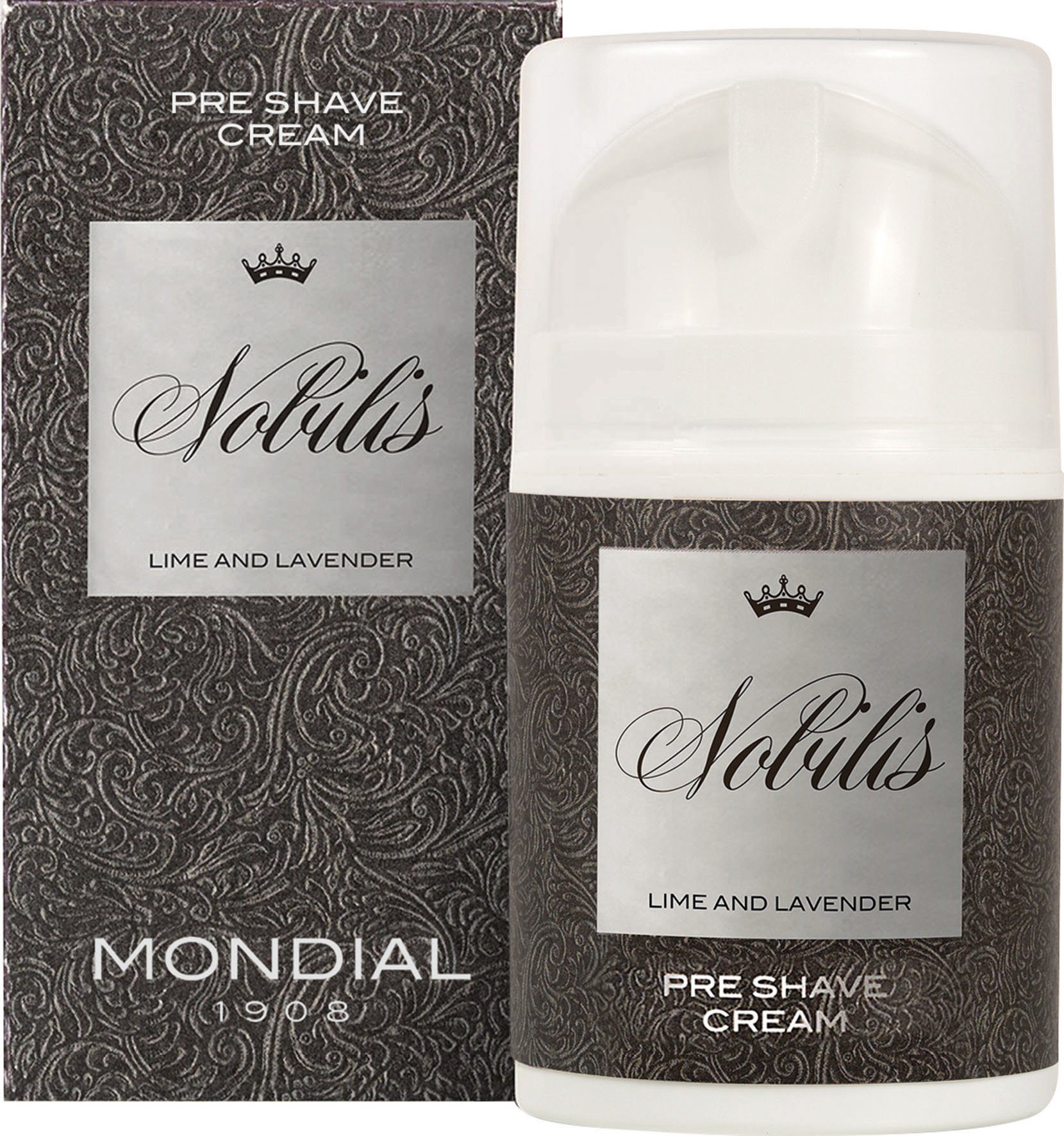 Mondial Antica Barberia Hautcreme Nobilis Pre Shave Cream, Hochwertige Rasurvorbereitung mit elegantem, würzig-frischem Duft.