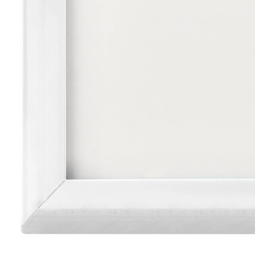 Weiß. möbelando Neidenfels, in cm aus MDF, (B/H) 70x90 Set), Abmessungen (3er PVC, PS (Polystyrol) Bilderrahmen