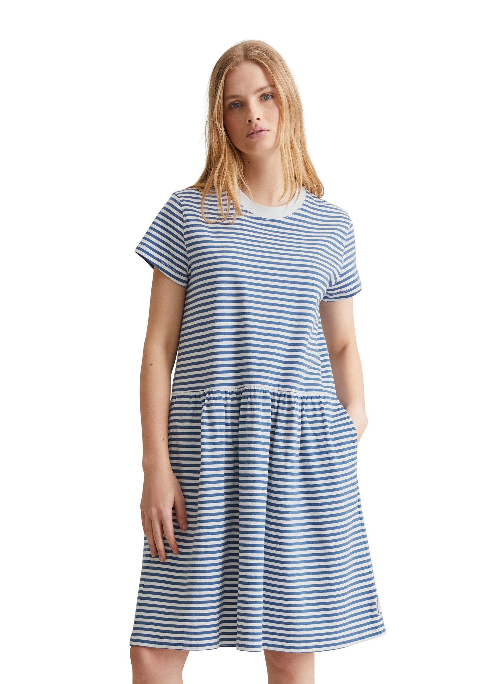 Marc O'Polo DENIM Jerseykleid fein geringelt günstig online kaufen