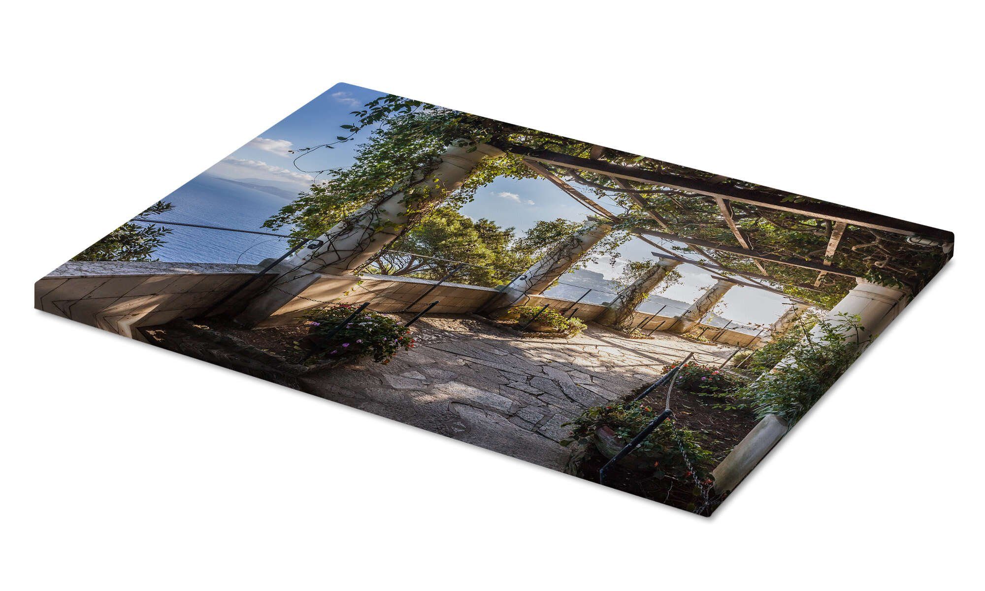 Posterlounge Wandbild Garten der Villa San Michele (Capri, Italien), Christian Müringer, erhältlich als Poster, Leinwandbild, Wandsticker oder Acrylglasbild