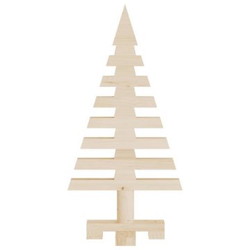 vidaXL Künstlicher Weihnachtsbaum Weihnachtsbaum Holz zum Schmücken 60 cm Massivholz Kiefer