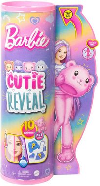 Barbie Anziehpuppe Cutie Reveal, Kuschelweich Serie - Teddybär