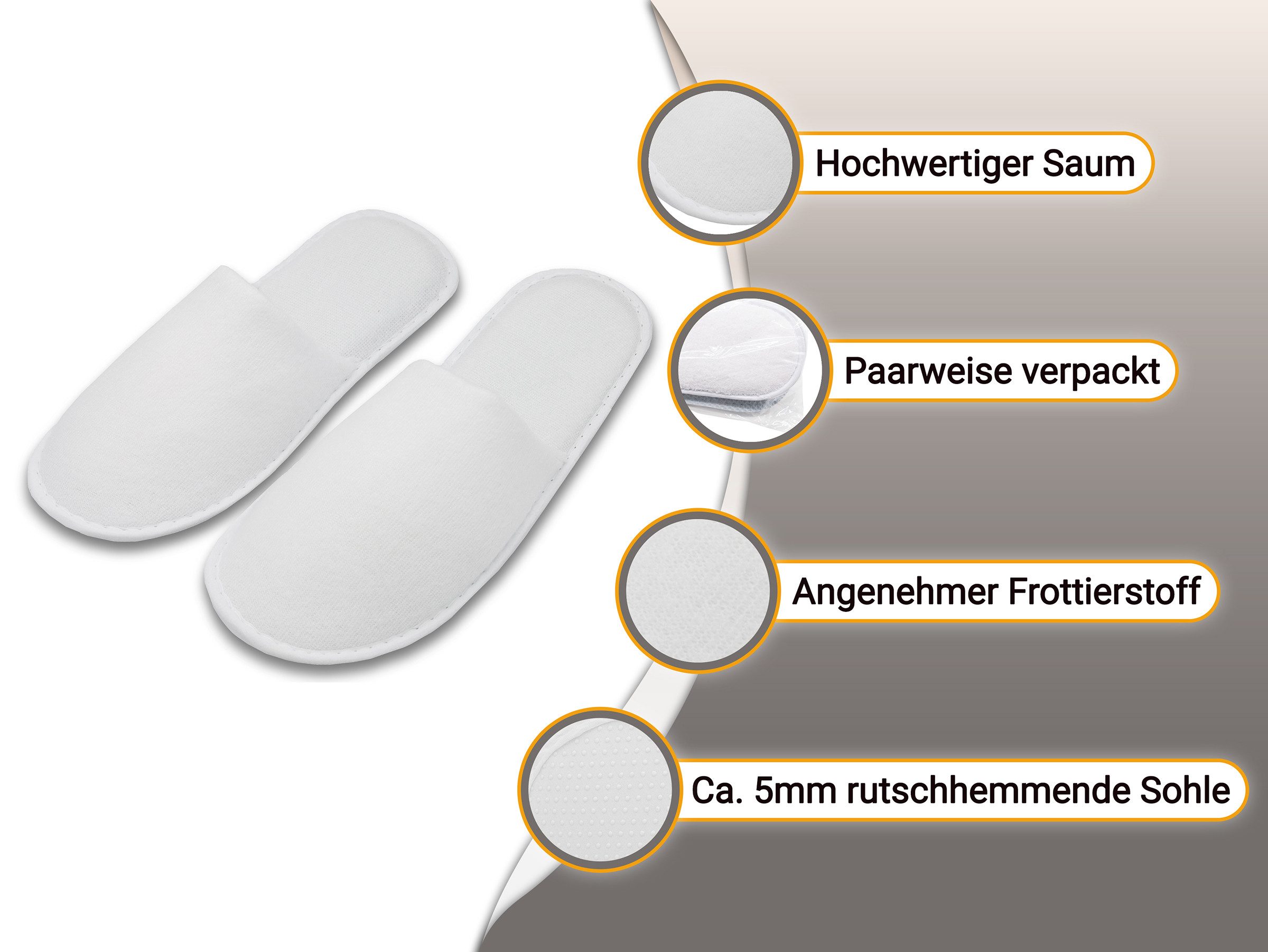 ZOLLNER Pantoffel (10-tlg) 100% Polyester