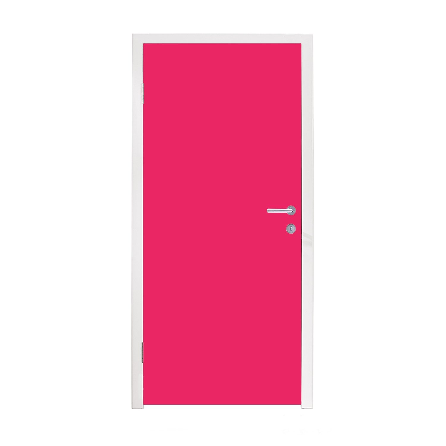 MuchoWow Türtapete Karmin - Farben - Palette - Rosa, Matt, bedruckt, (1 St), Fototapete für Tür, Türaufkleber, 75x205 cm