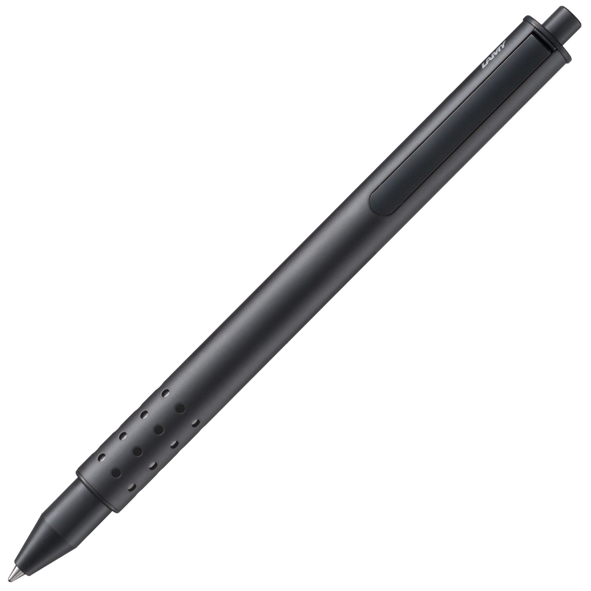 LAMY Tintenroller LAMY swift schwarz Tintenroller Edelstahl Strichbreite B Tintenrollerm