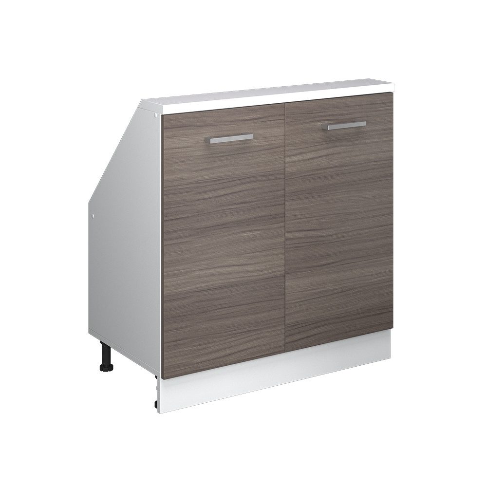 Vicco Unterschrank R-Line, Edelgrau/Weiß, 80 cm günstig online kaufen