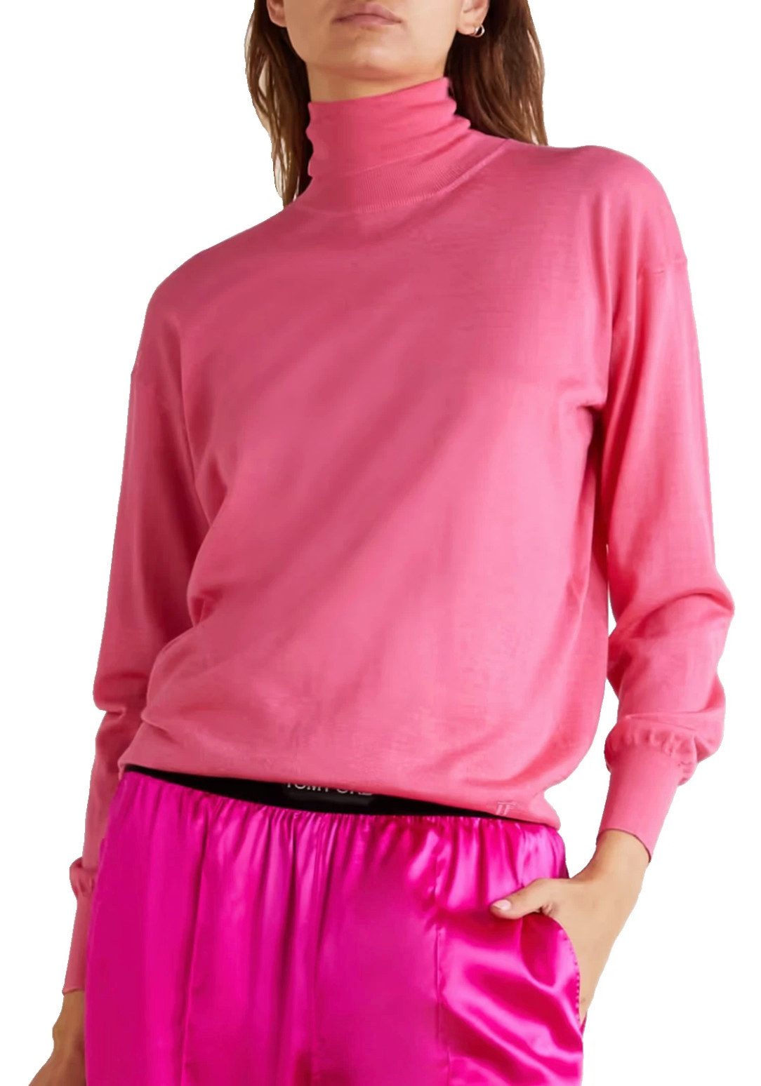 Tom Ford Rollkragenpullover Rollkragen Pulli Пуловеры Jumper Made in Italy Fein gestrickt,extrem weich, leicht und angenehm