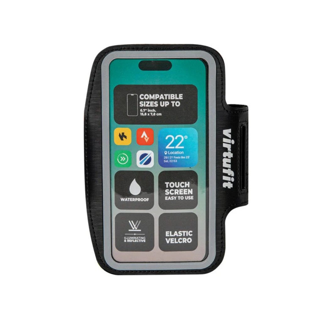 VirtuFit Handytasche VirtuFit Handyarmband zum Laufen, wasserfestes Touchscreen-Fach, verst