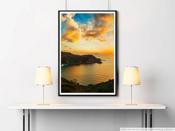 Sinus Art Poster Landschaftsfotografie 60x90cm Poster Sonnenaufgang in Cephalonia Griechenland