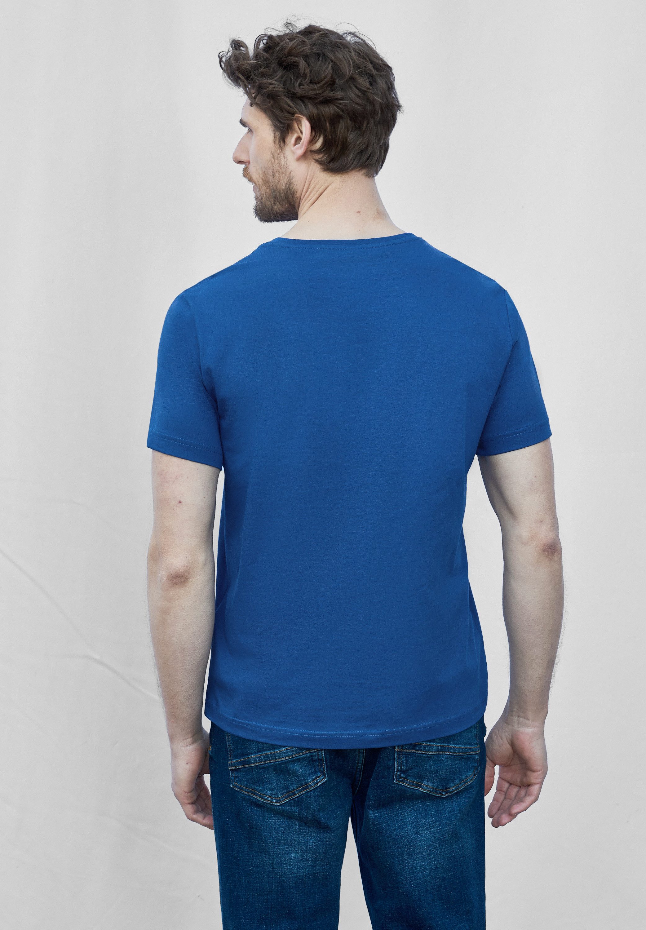 STREET ONE MEN T-Shirt aus reiner günstig online kaufen