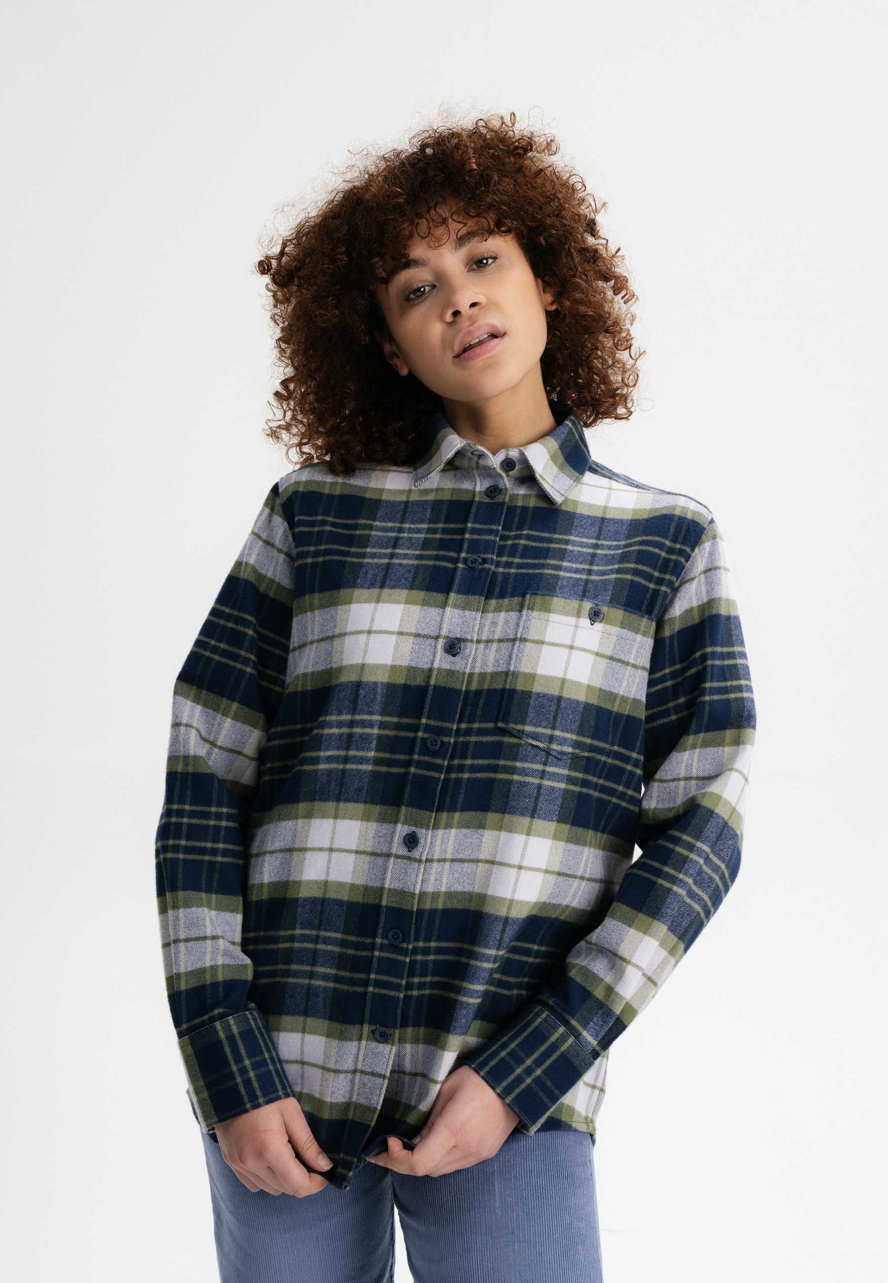 MELA Flanellhemd Flanell Shirt AKHELA clean günstig online kaufen