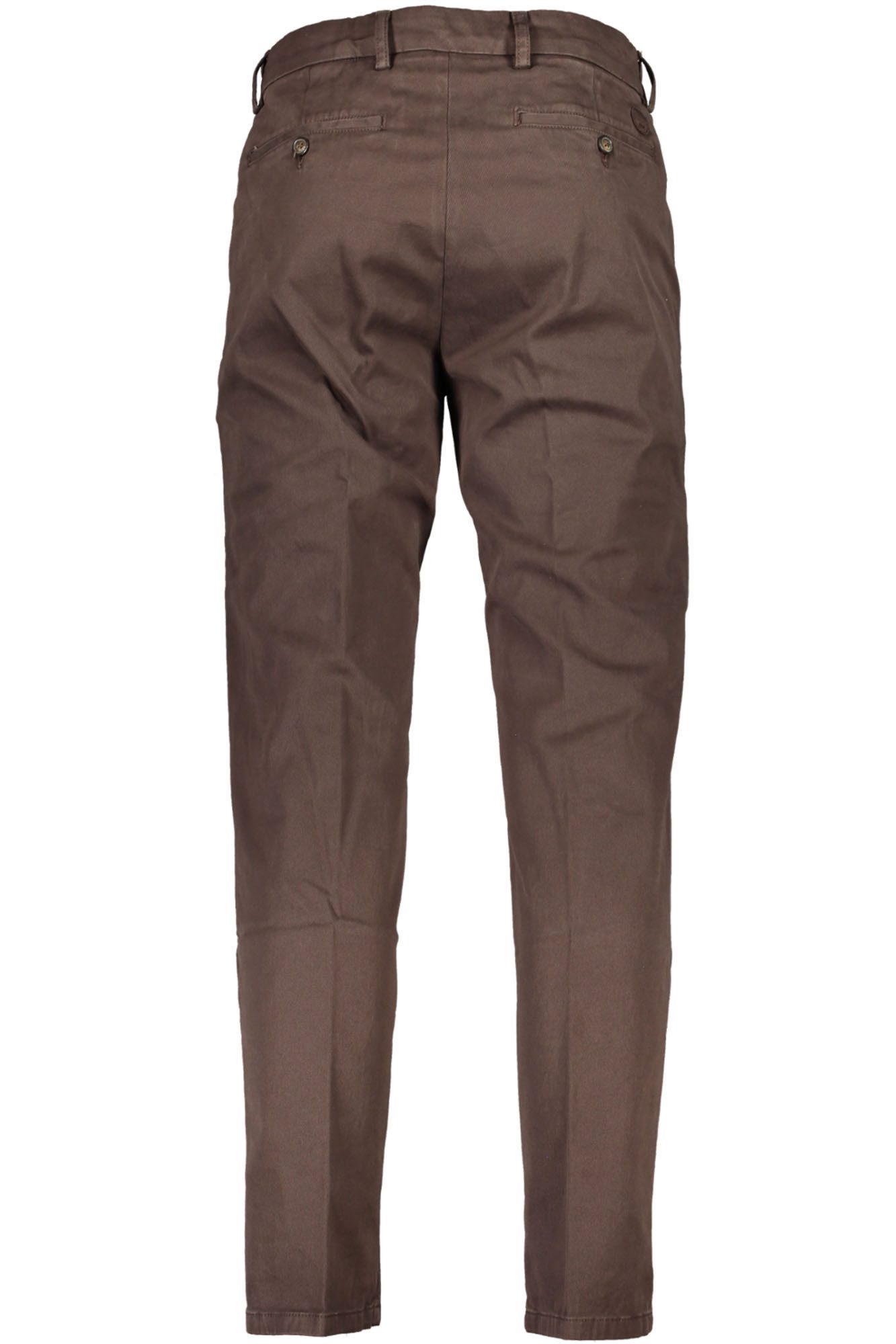 North Sails 5-Pocket-Hose Schmal geschnittene braune Herrenpantalon mit 4 Taschen und Applikatio