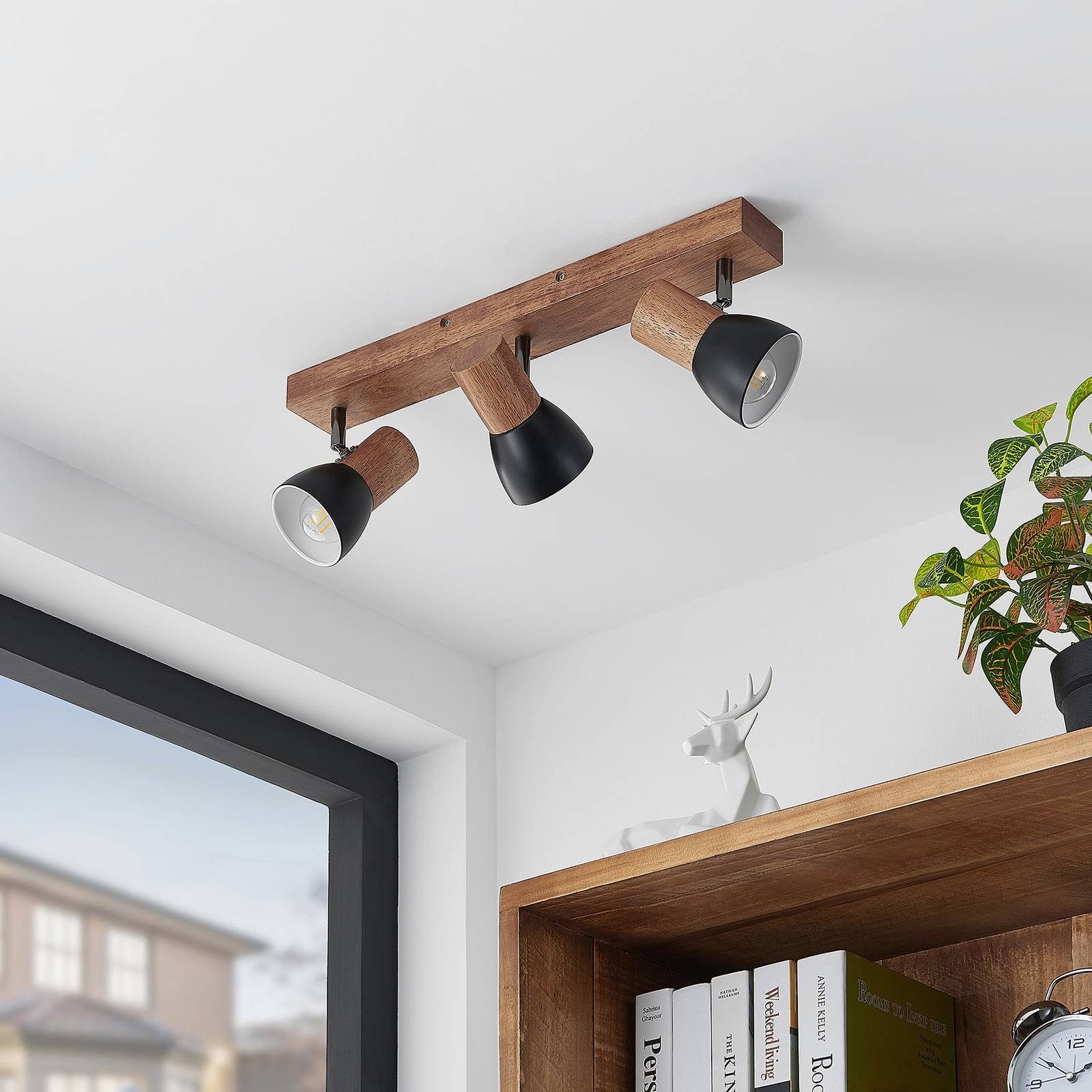 Lindby Deckenstrahler Tonja, Metall IP20, 3 x 10 W LED