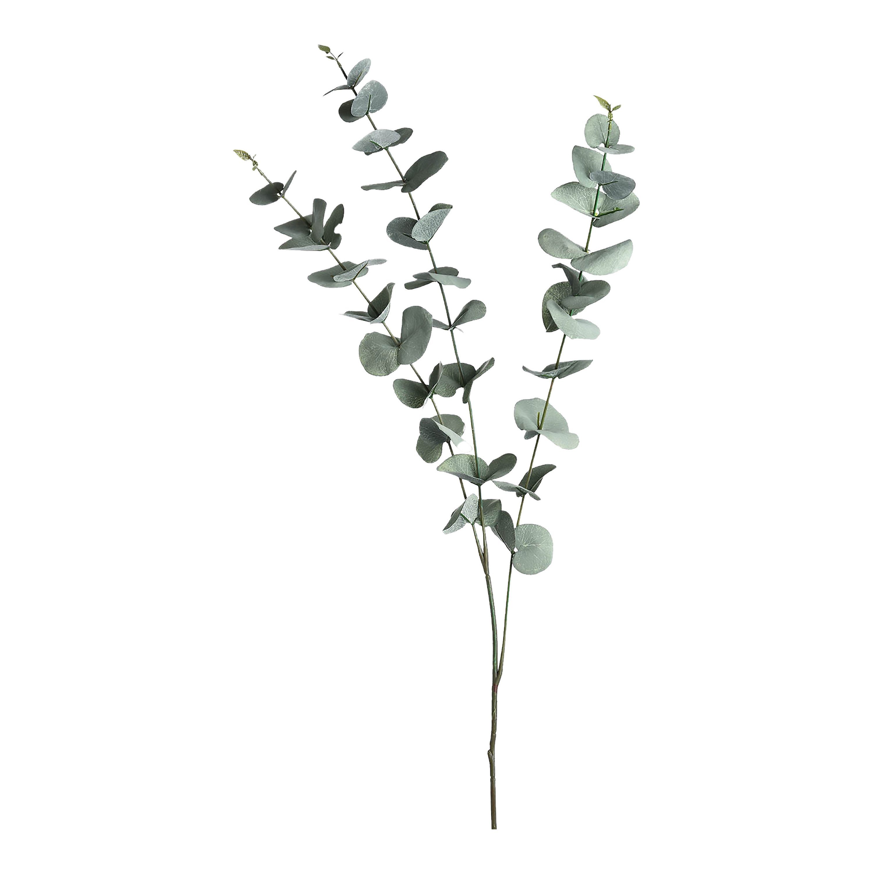Kunst-Zweig Grün 100 aus L Depot, Draht, Eukalyptus, Kunststoff, Zentimeter Polyester, Kunstblume
