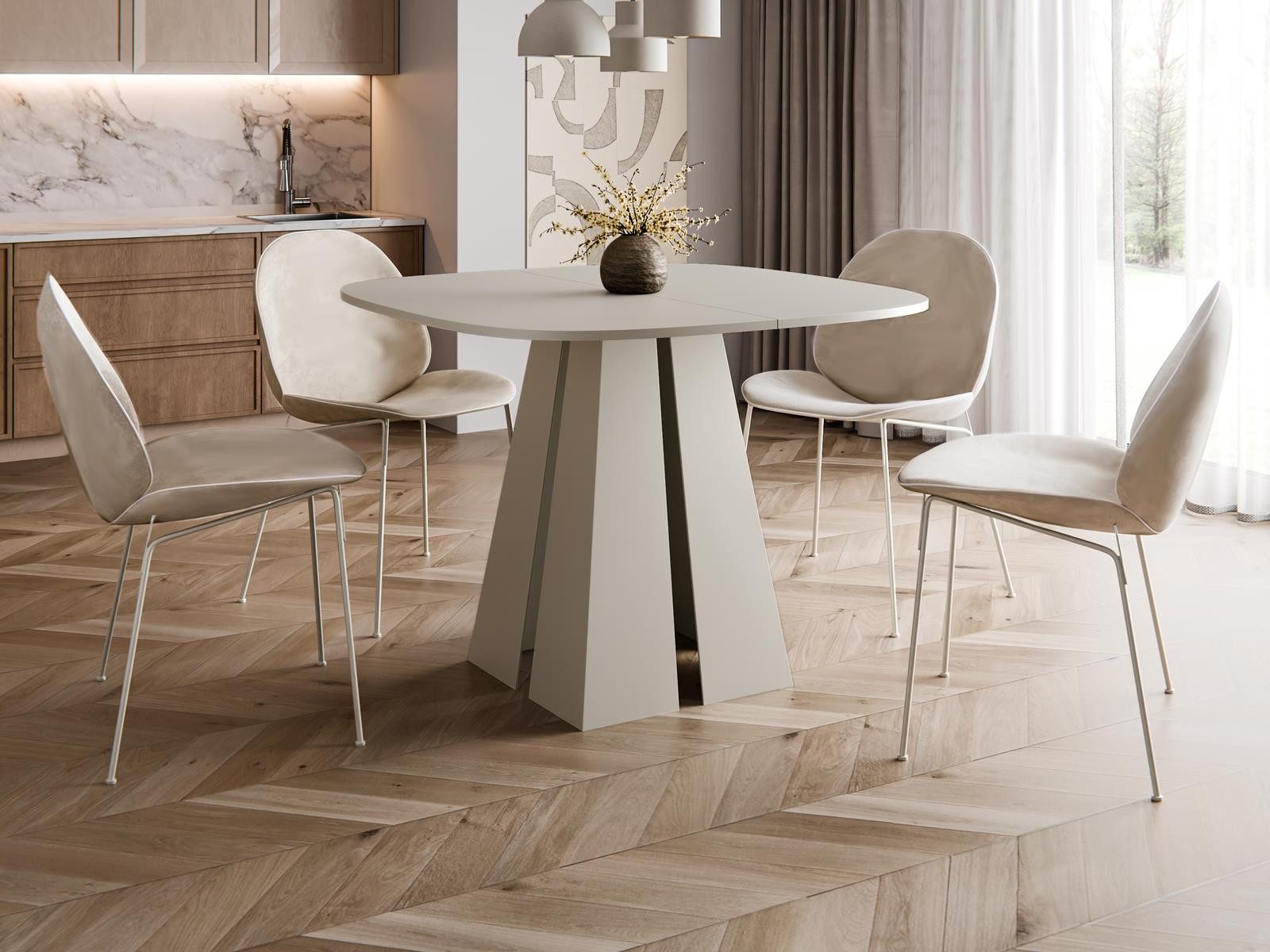 Compleo Esstisch Ø: 100cm oder 120 günstig online kaufen