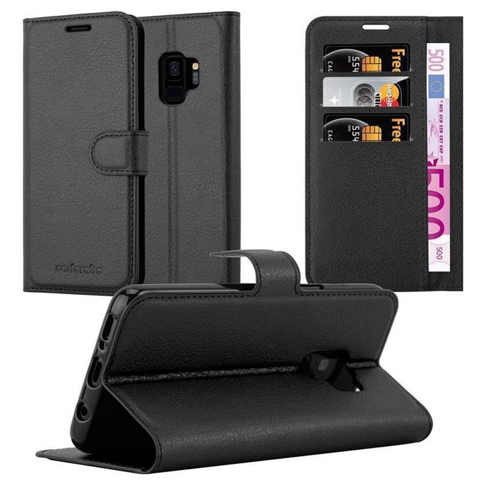 Cadorabo Handyhülle für Samsung Galaxy S9 Hülle Samsung Galaxy S9, Hülle Schutzhülle mit Standfunktion, Kartenfach und Magnetverschluss