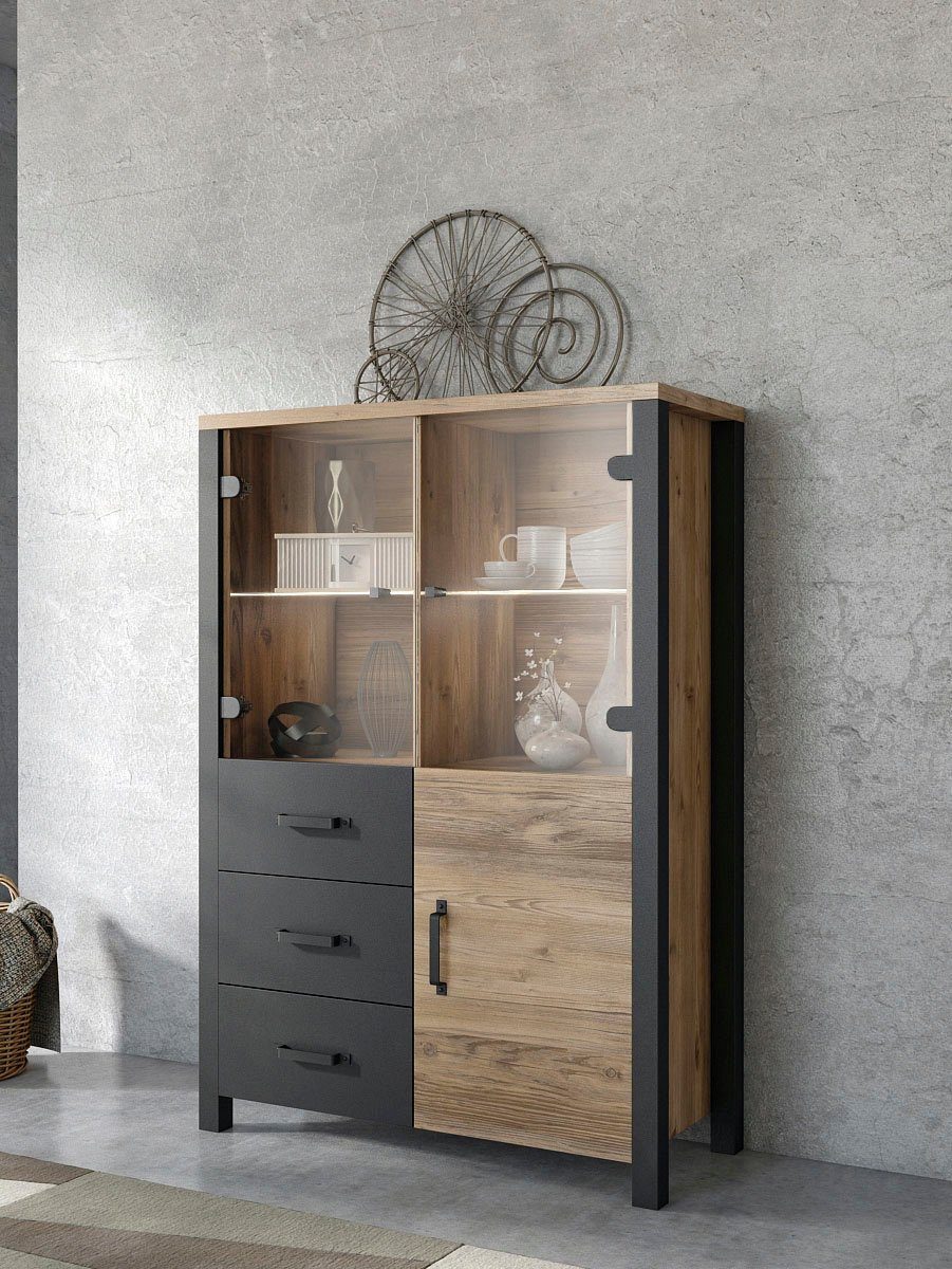 TRENDMANUFAKTUR Vitrine OLIN - TRENDMANUFAKTUR