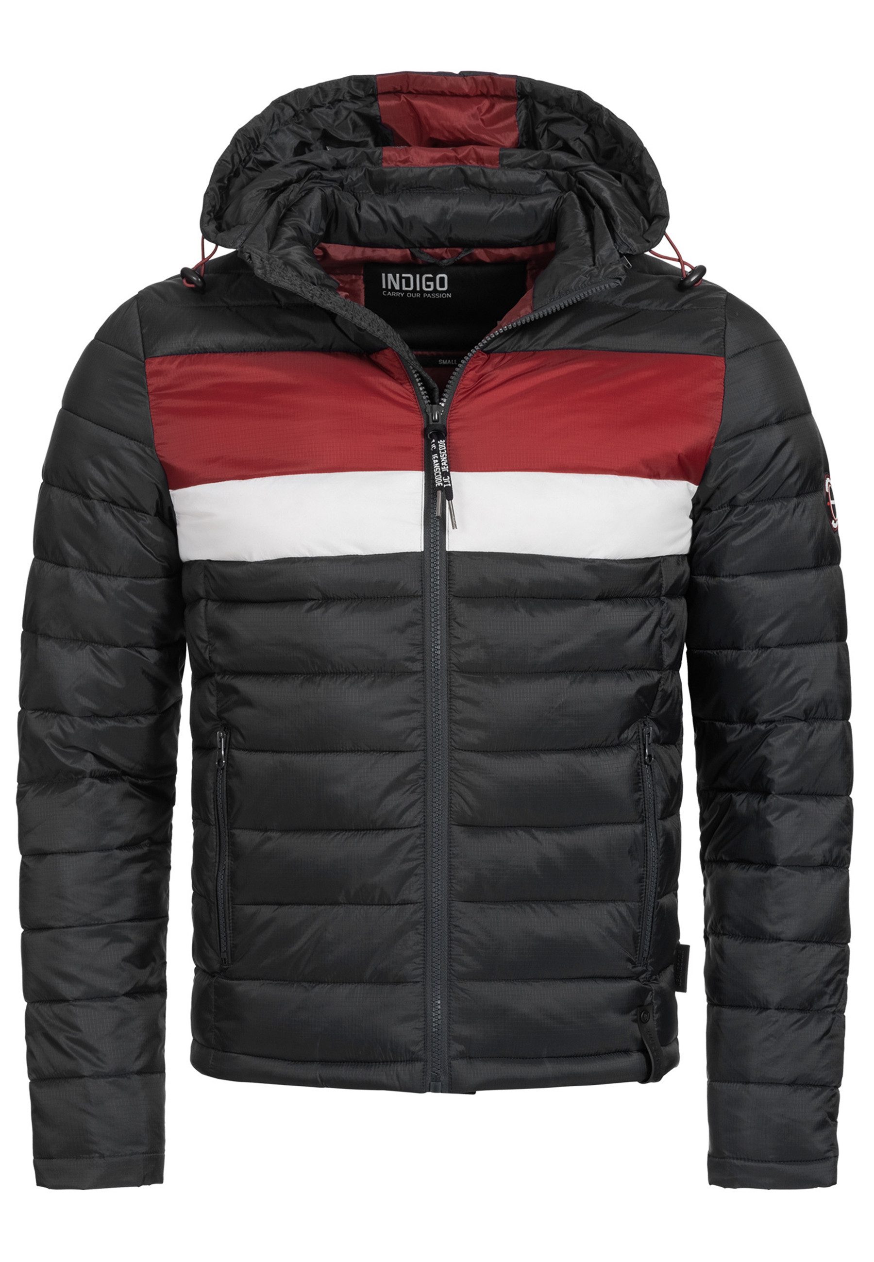 Indicode Steppjacke Herren Hampshire Herrenjacke Daunen-Optik mit elastisch günstig online kaufen