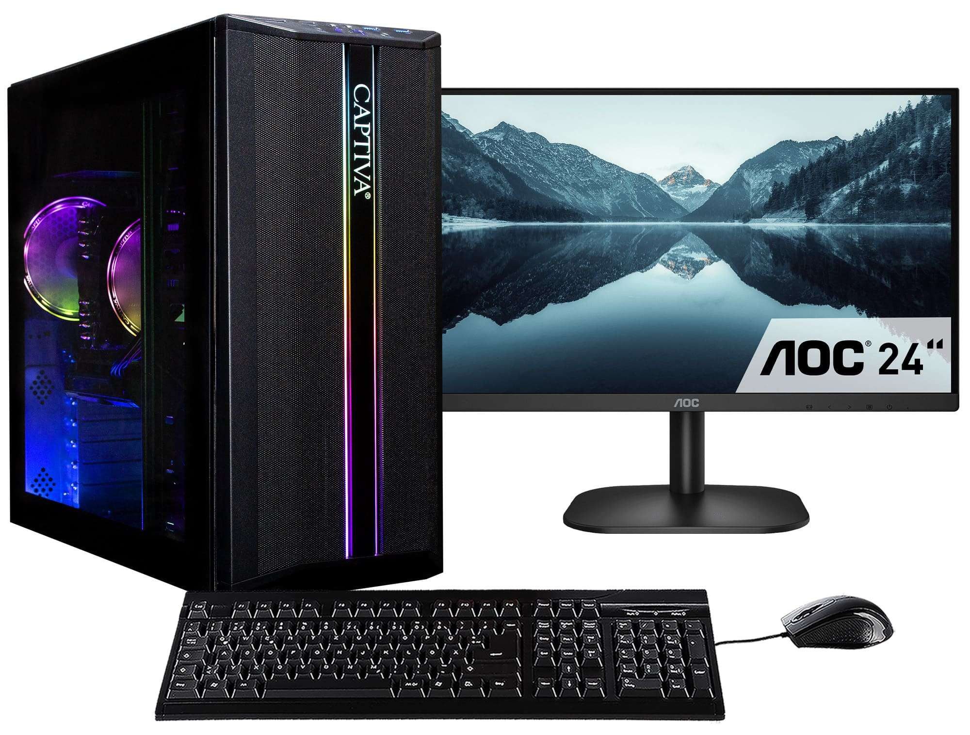 Power Starter R80-012 TFT Bundle Business-PC-Komplettsystem