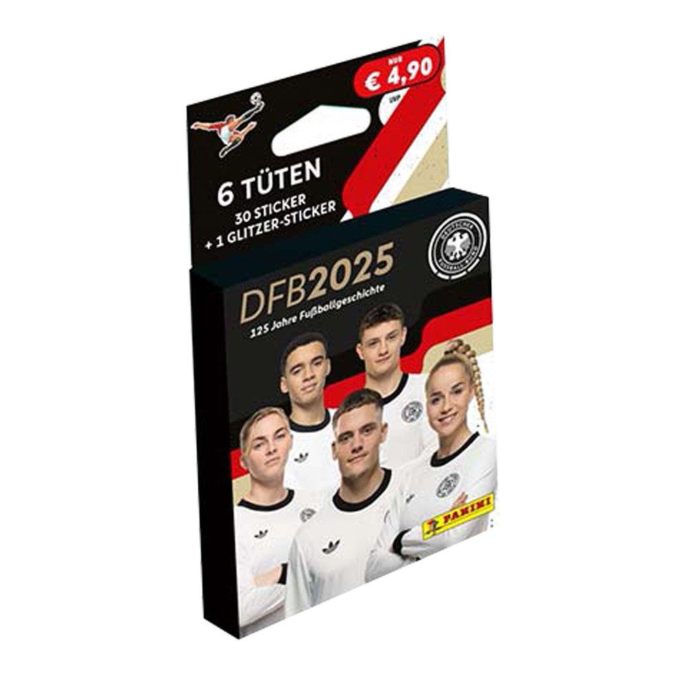 Panini Sammelkarte DFB 2025 - 125 Jahre Fußballgeschichte - Sammelsticker - 1 Blister
