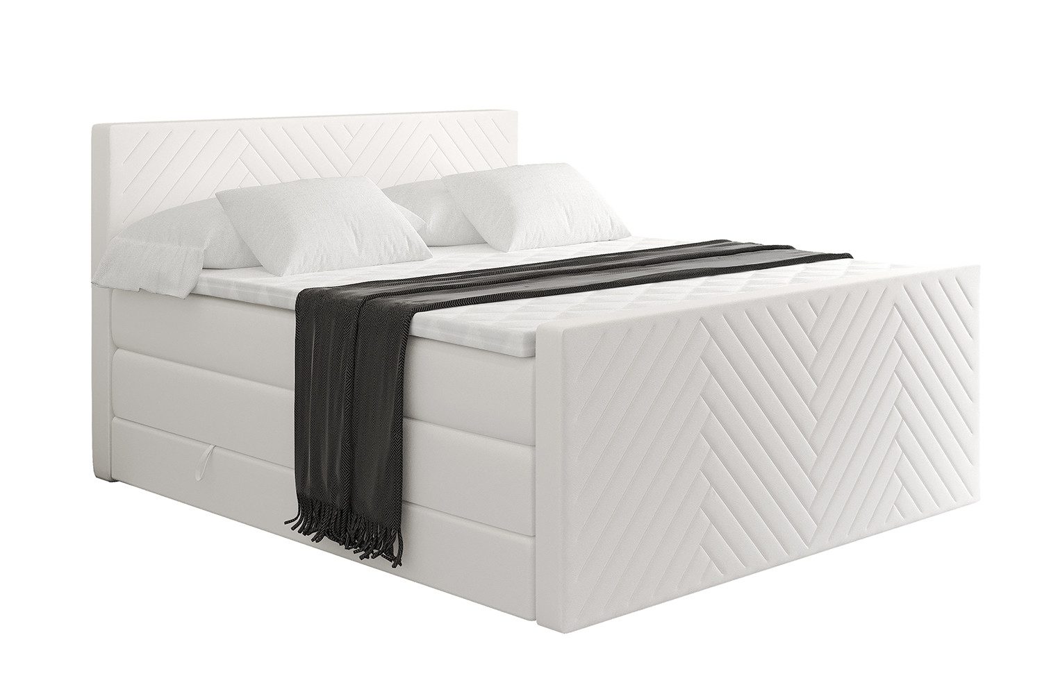 ALTDECOR Boxspringbett VEXA-Z KING (Multipocket-Matratze H4, günstig online kaufen