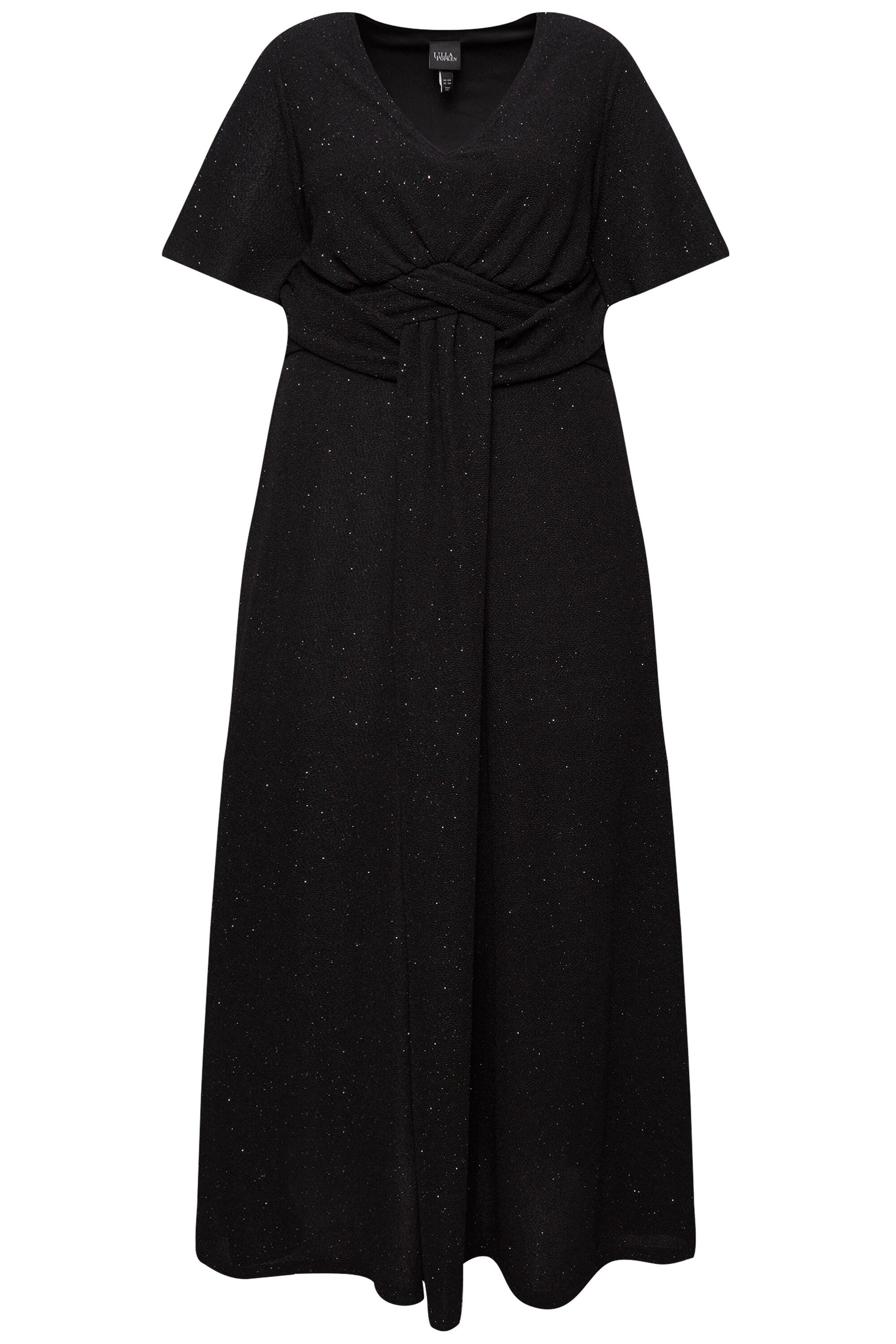 Ulla Popken Abendkleid Abendkleid A-Linie Glanz-Effekt günstig online kaufen