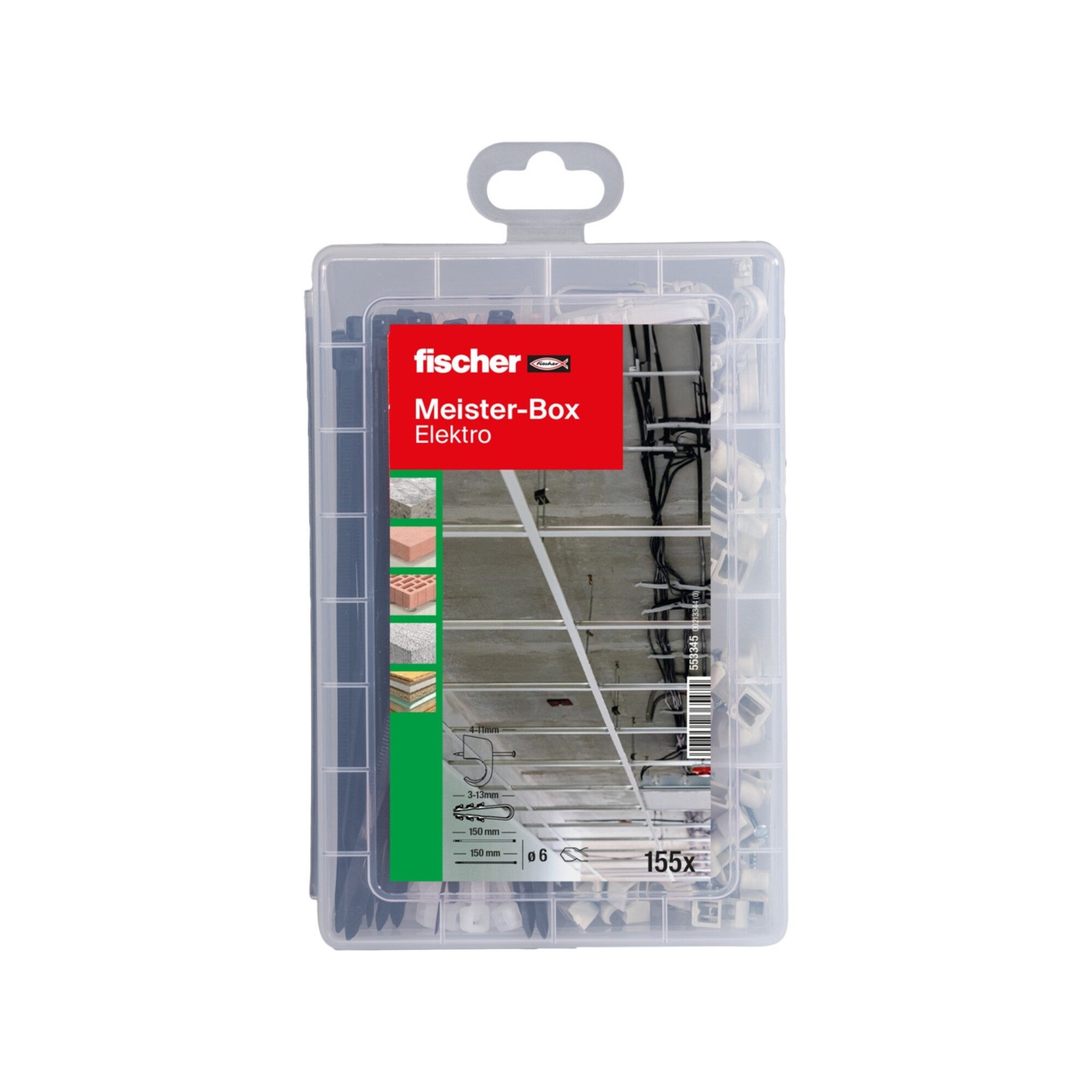 fischer Dübel-Set fischer Meister-Box Elektro (155 Teile)