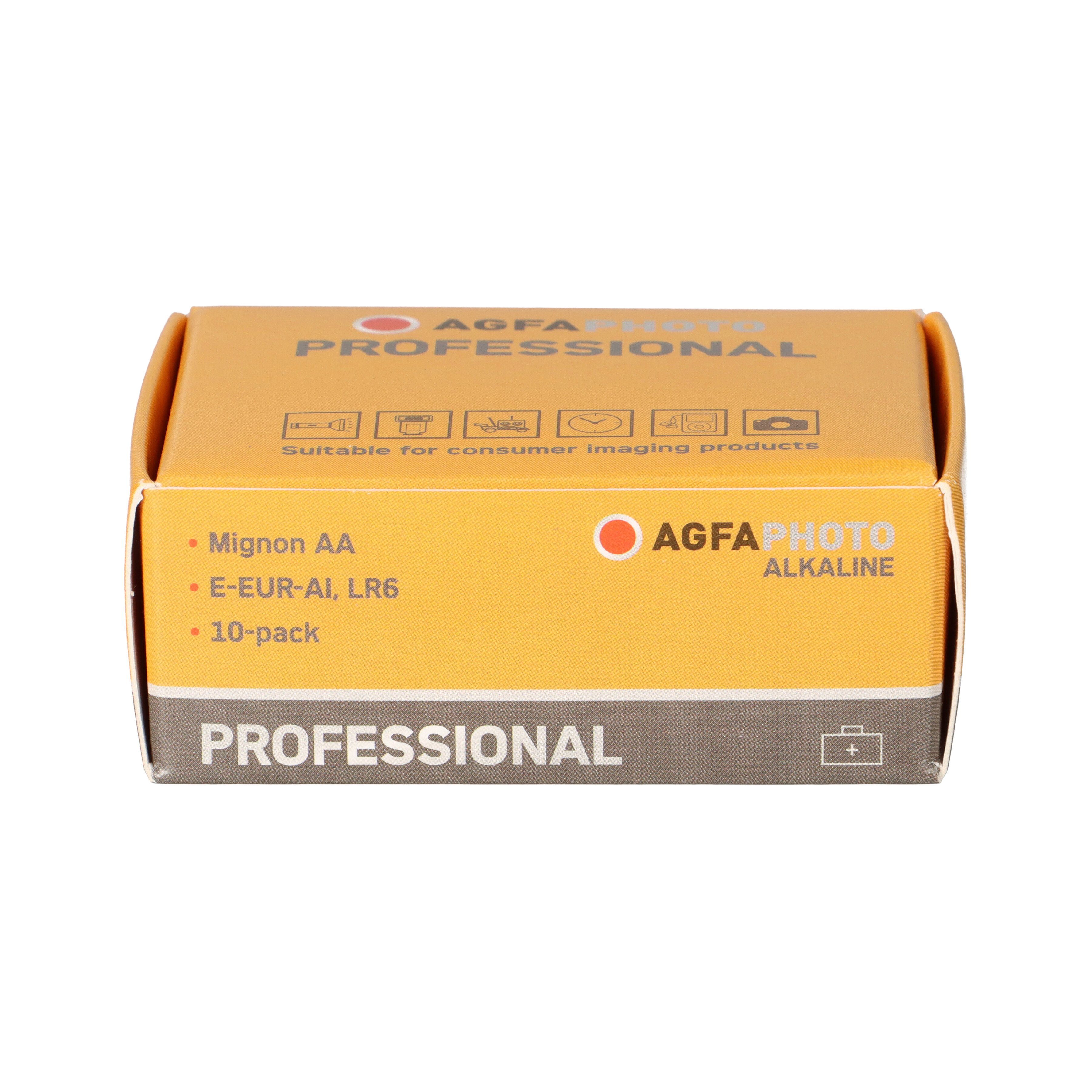 AGFAPHOTO Professional Batterie 10 AgfaPhoto Batterie Stück 1.5V AA Mignon