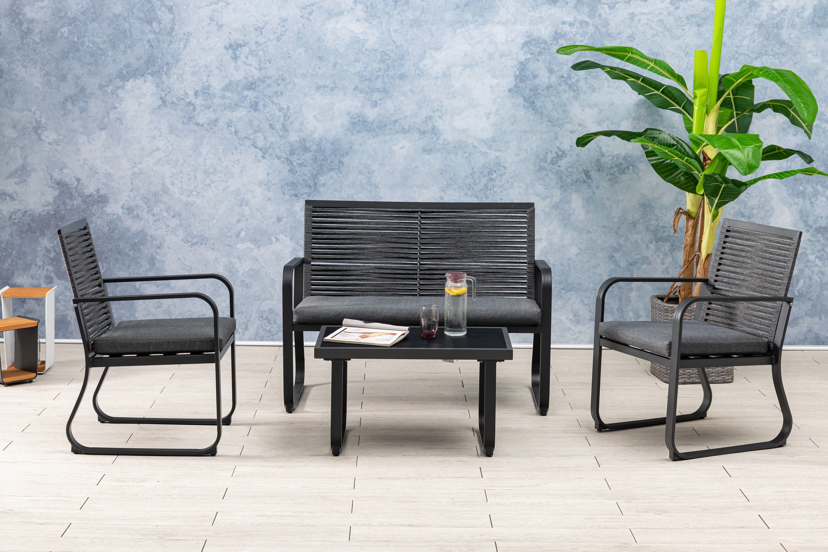 Gardissimo GartenloungeSet Anna Lounge / Aluminium / Gartenmöbelset