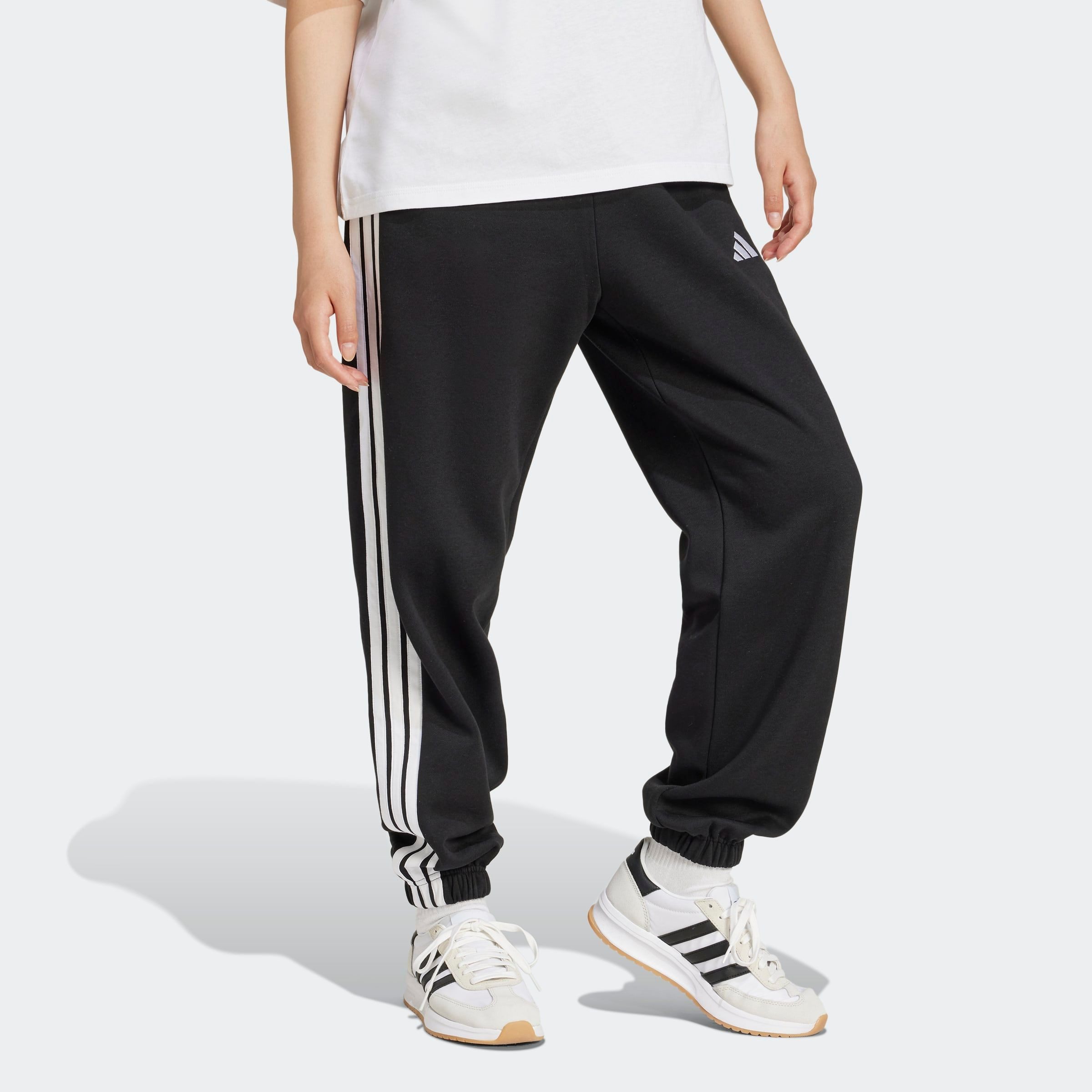 adidas Sportswear Sporthose W 3S FL C PT (1-tlg) Locker geschnitten, mit sc günstig online kaufen