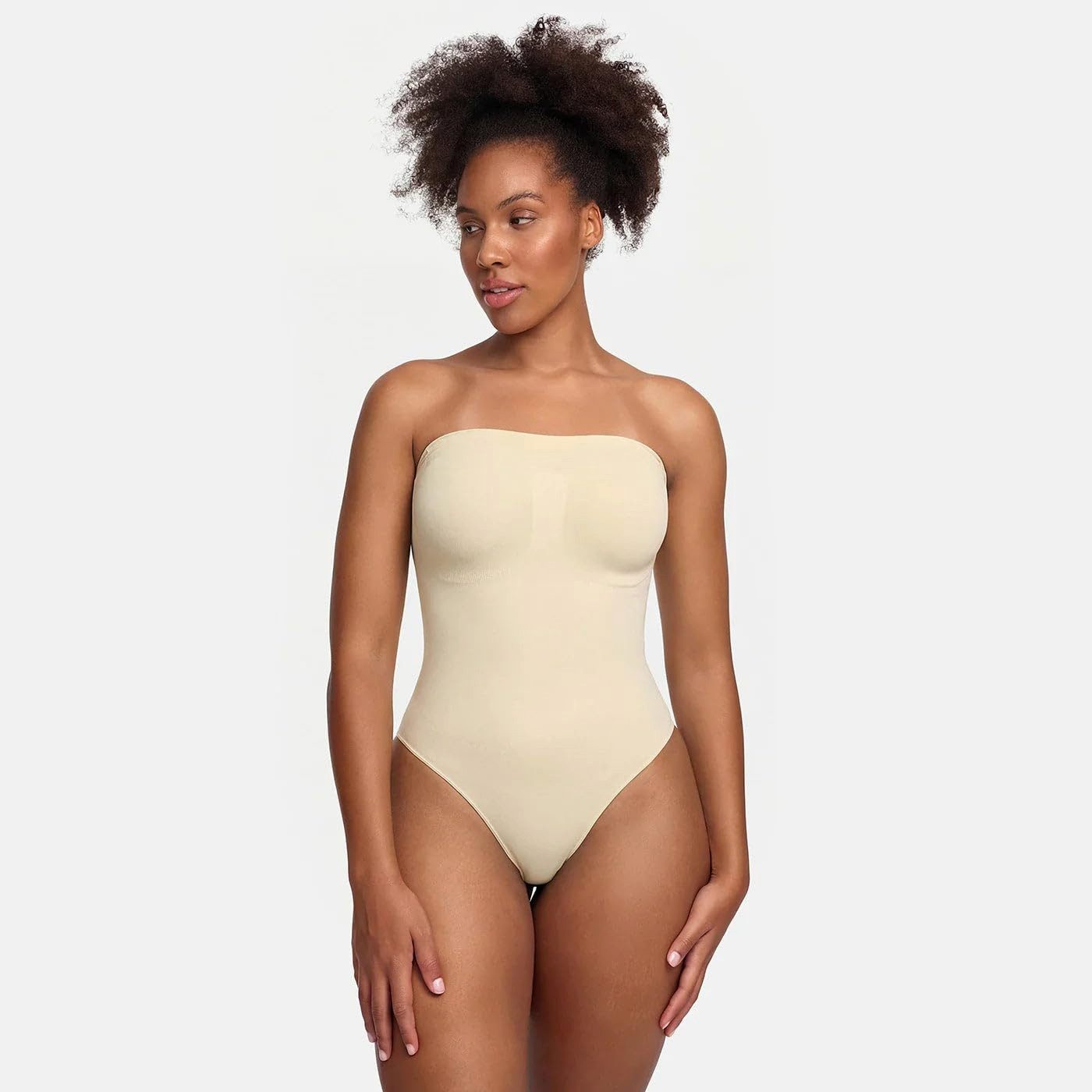 cfab by creamy fabrics Miederbody Trägerloser Bodysuit Sculpting Shapewear günstig online kaufen