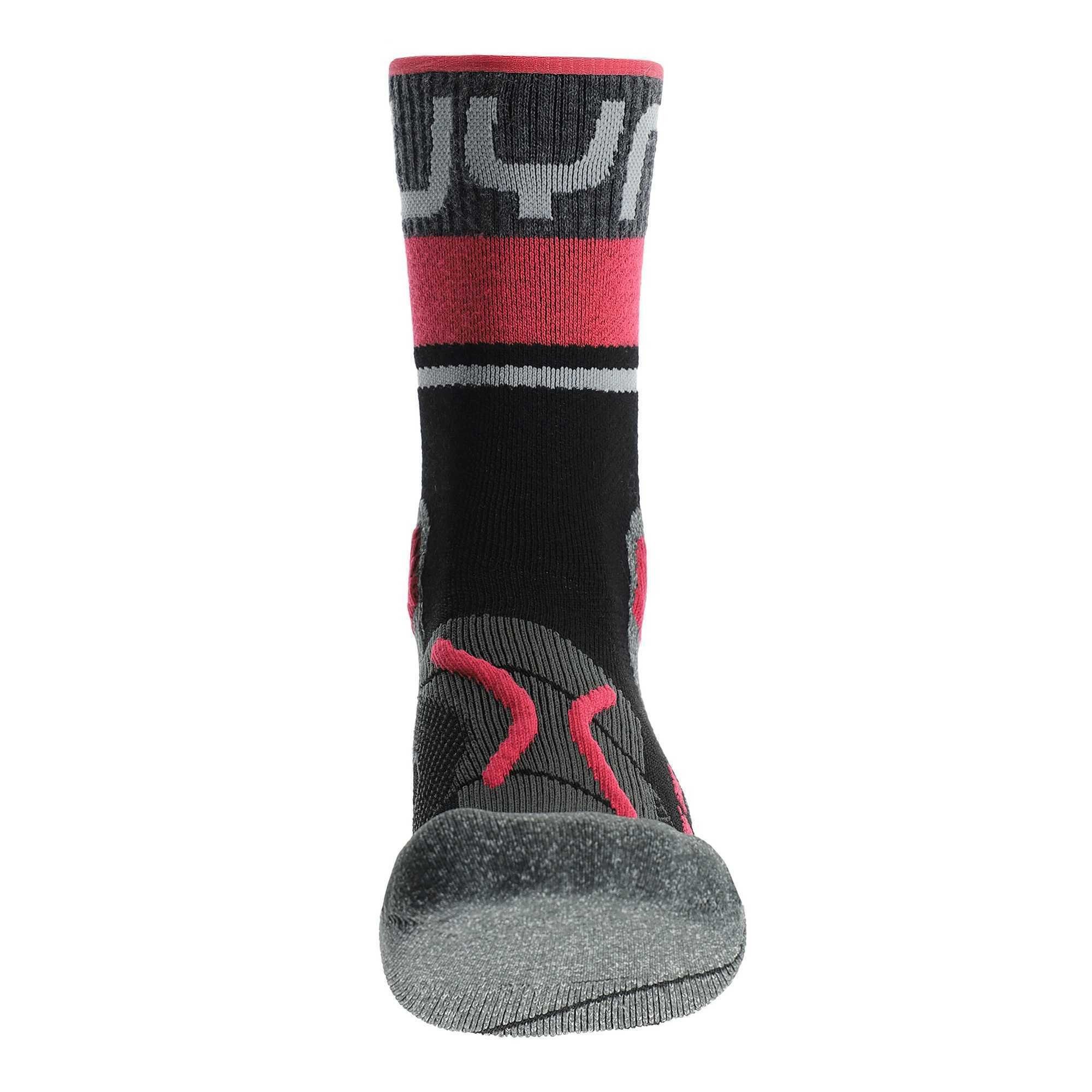 Damen - - One UYN Sportsocken Merino Trekking Socks Pink Black Socken