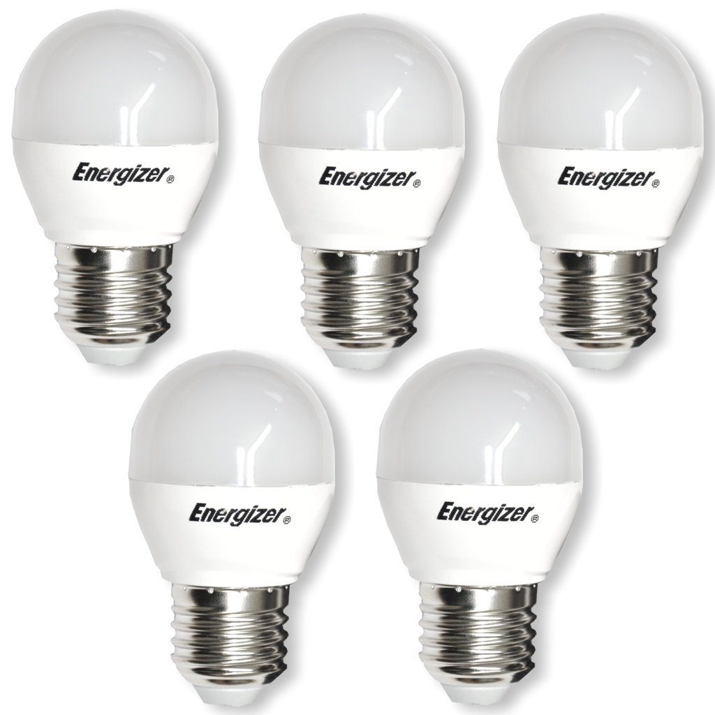 Energizer LED-Leuchtmittel 5 Stück Tropfen E27 2,9W, E27, 2700K (Warmweiß)