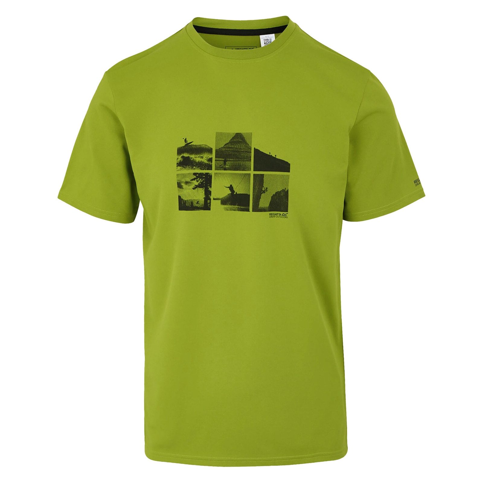 Regatta Funktionsshirt Fingal Stretch Herren T-Shirt mit Print