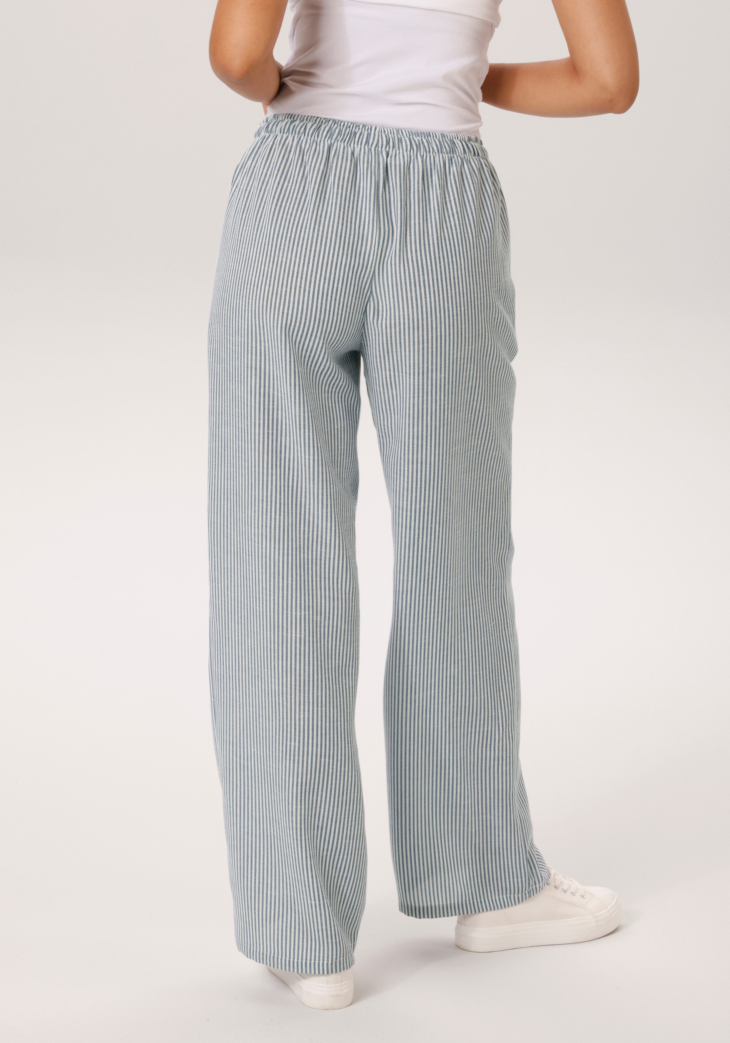Aniston CASUAL Schlupfhose im Streifen-Dessin - NEUE KOLLEKTION günstig online kaufen