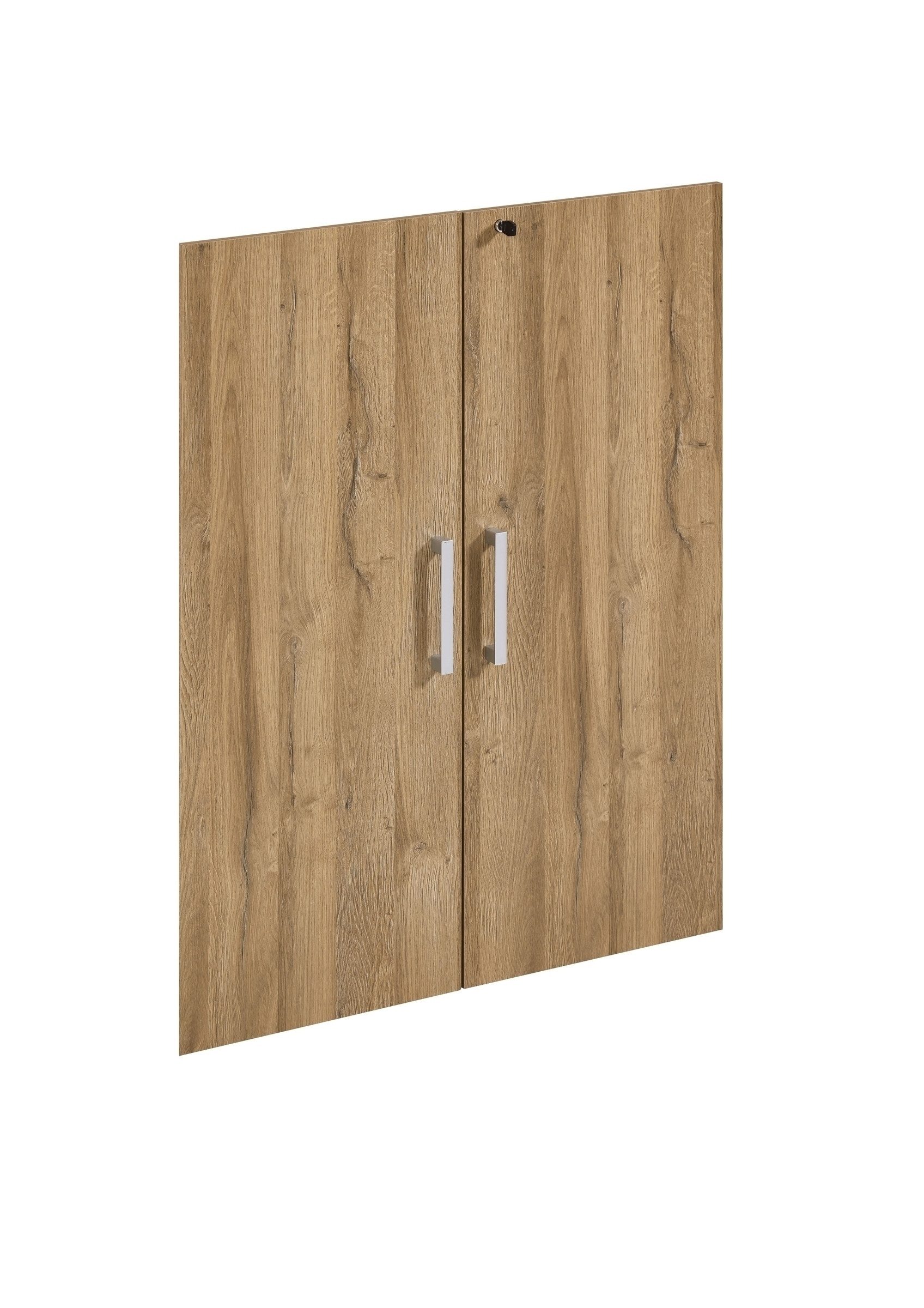 PREISBRECHER Büromöbel-Set CALVIA 11, in Alteiche Dekor - 84x106x1,5cm (BxHxT)