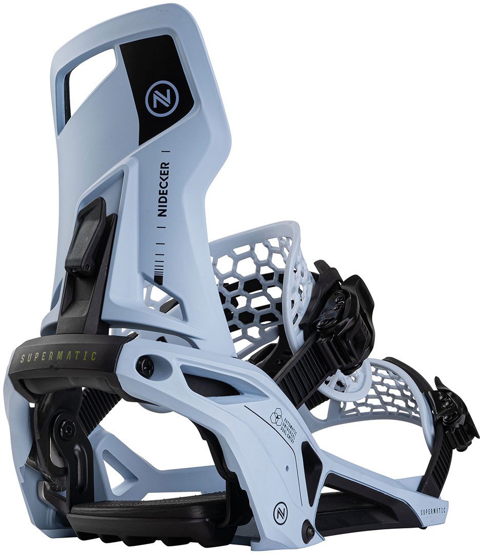 Snowboardbindung NIDECKER SUPERMATIC Bindung cannon blue