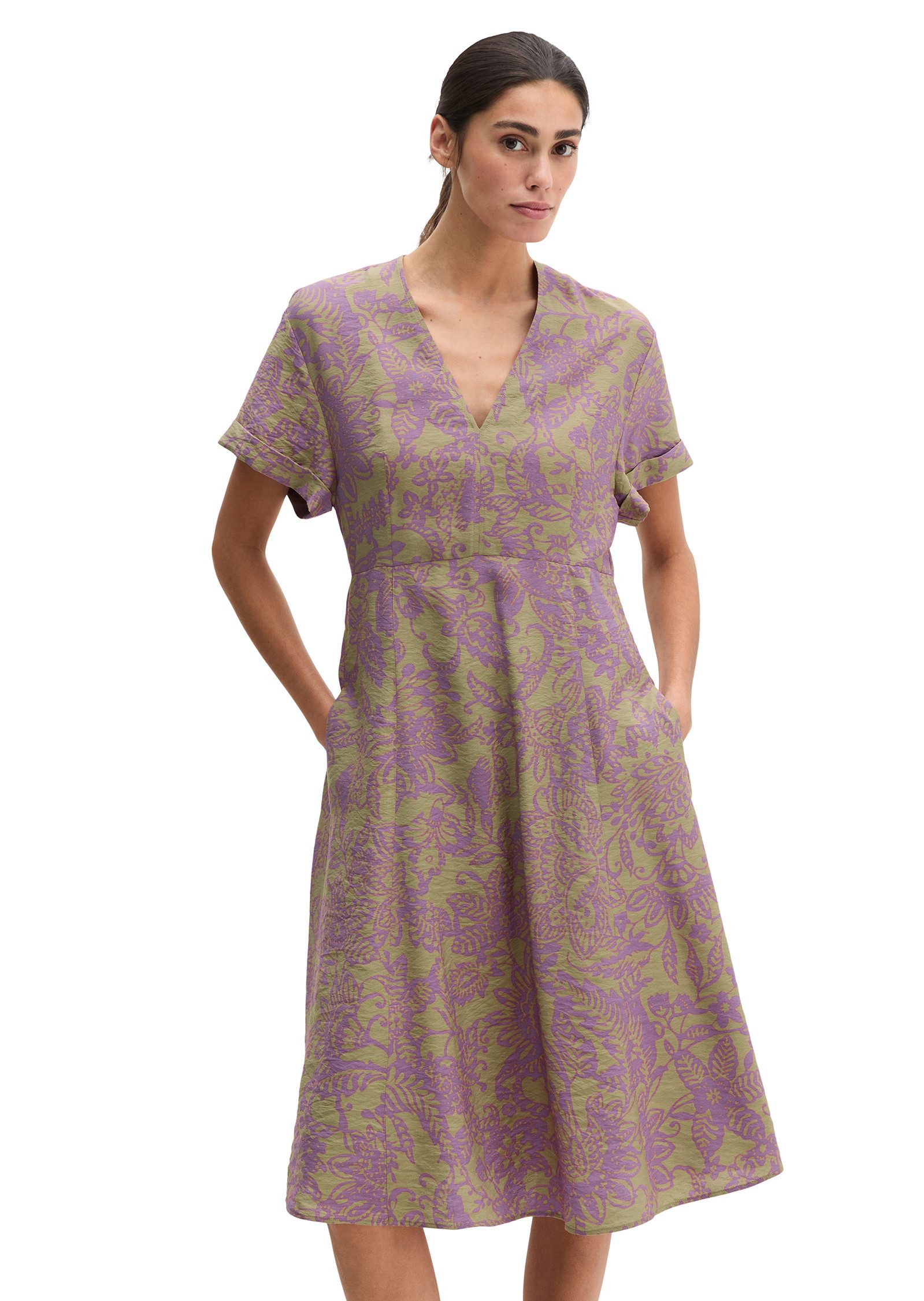 Marc O'Polo Druckkleid aus bedrucktem Viskose-Mix günstig online kaufen
