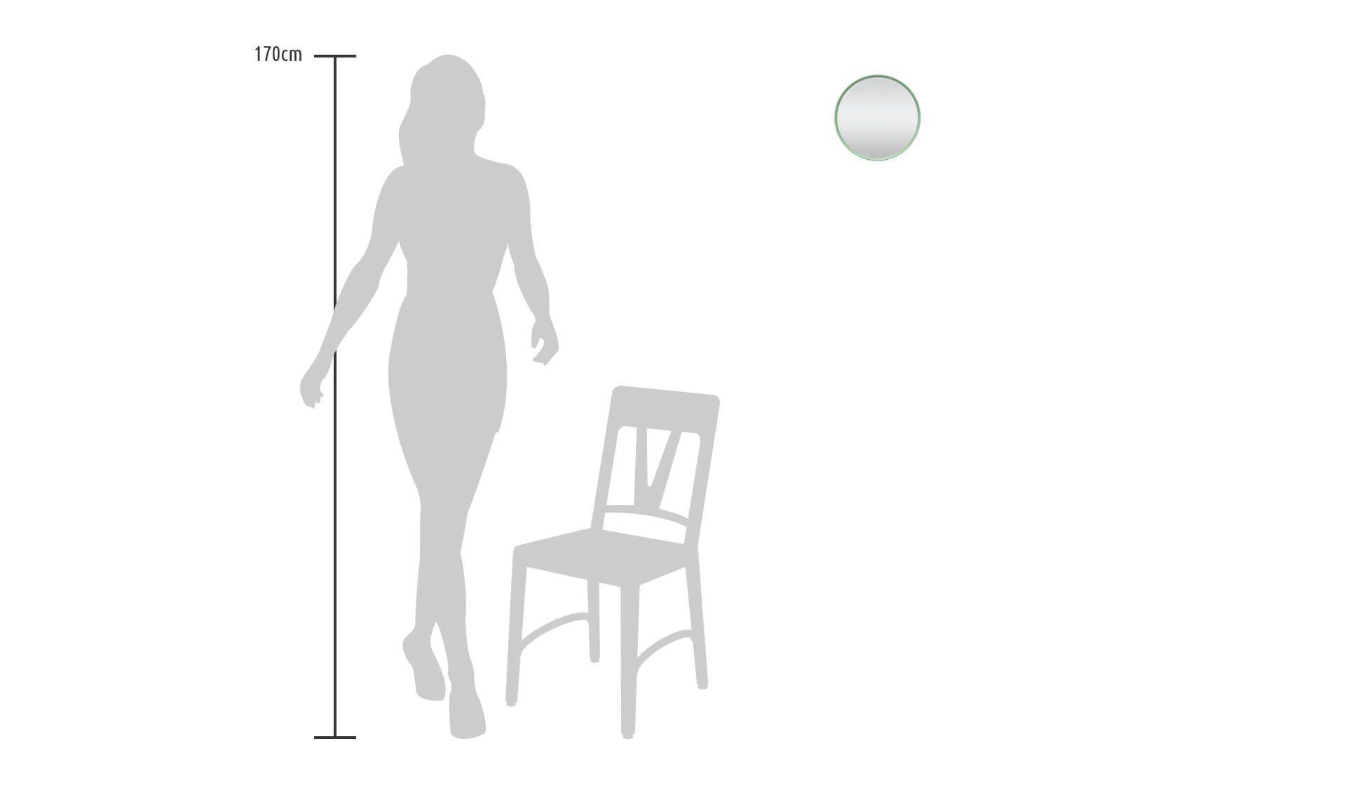 KUNSTLOFT Wandspiegel THE CHIMERA. 22.4x22.4x4.5 cm, handgefertigter Deko-Spiegel aus Metall