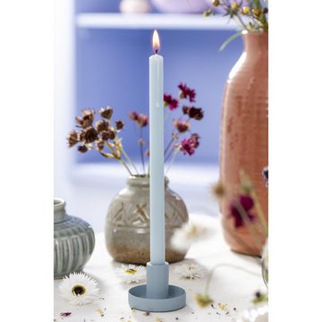 Ib Laursen Kerzenhalter Ib Laursen Kerzenhalter für dünne Kerze Blau (4x5cm)