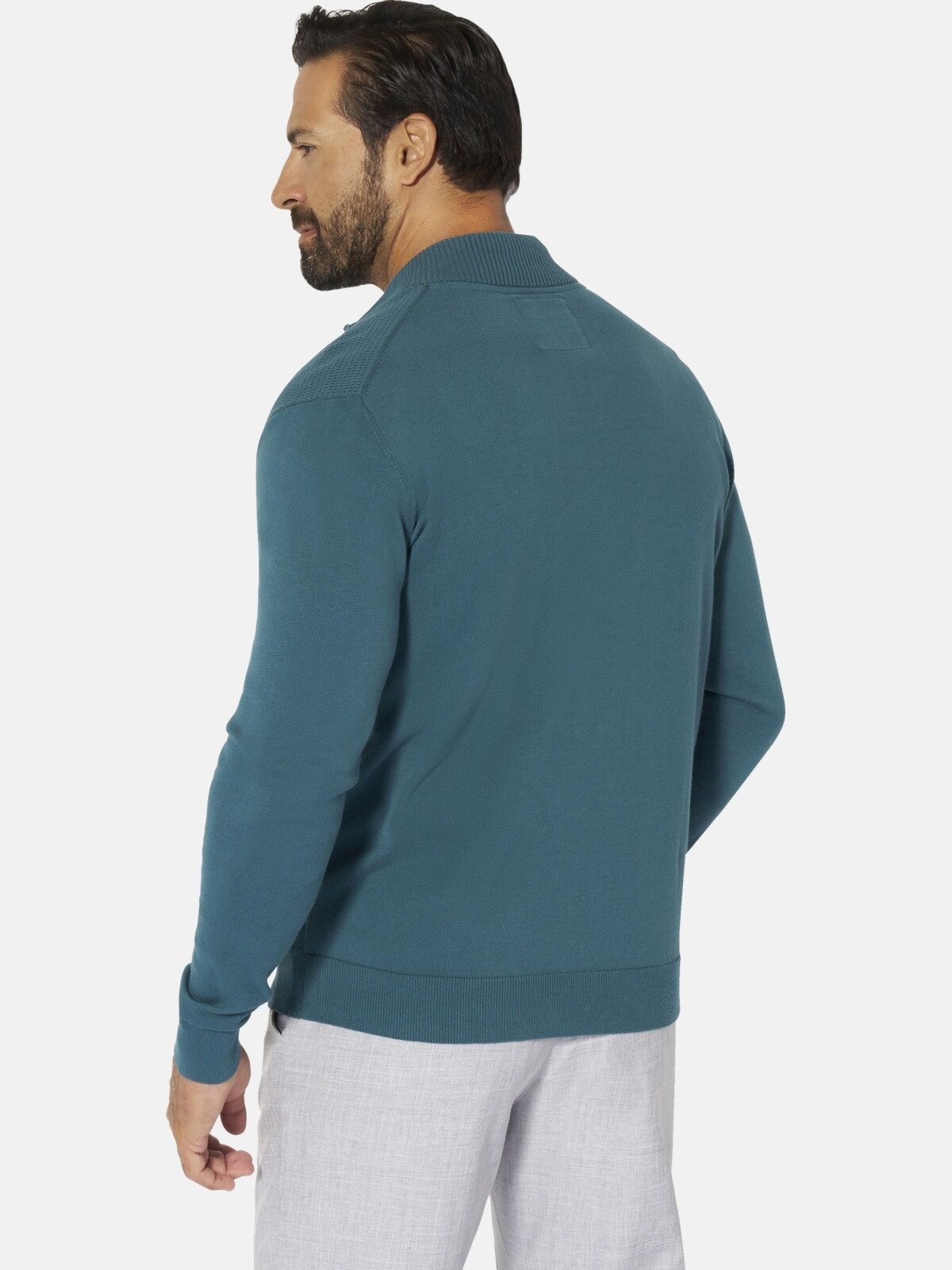 Jan Vanderstorm Strickjacke INGAR mit zwei Leistentaschen