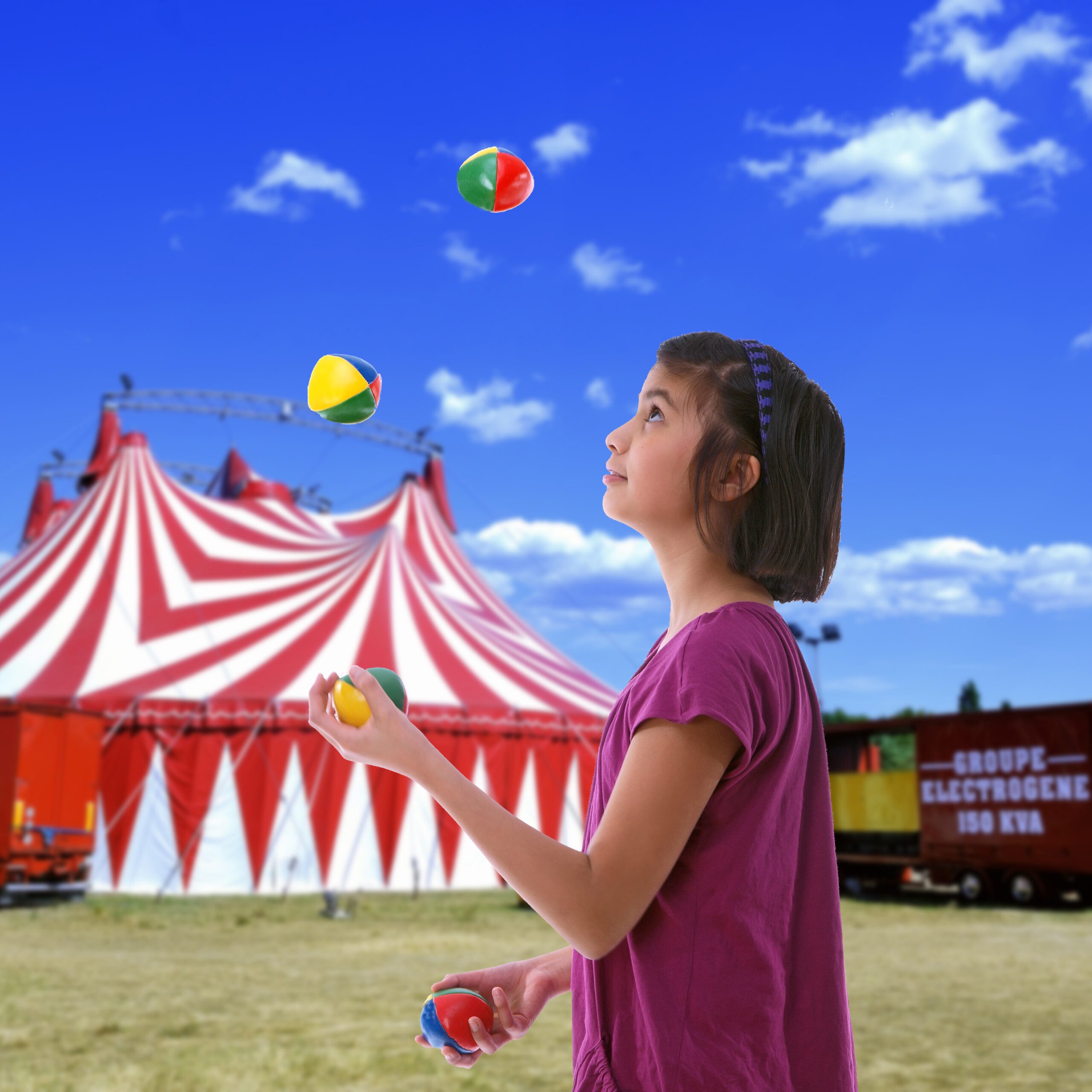 relaxdays Spielball Jonglierbälle 20er Set