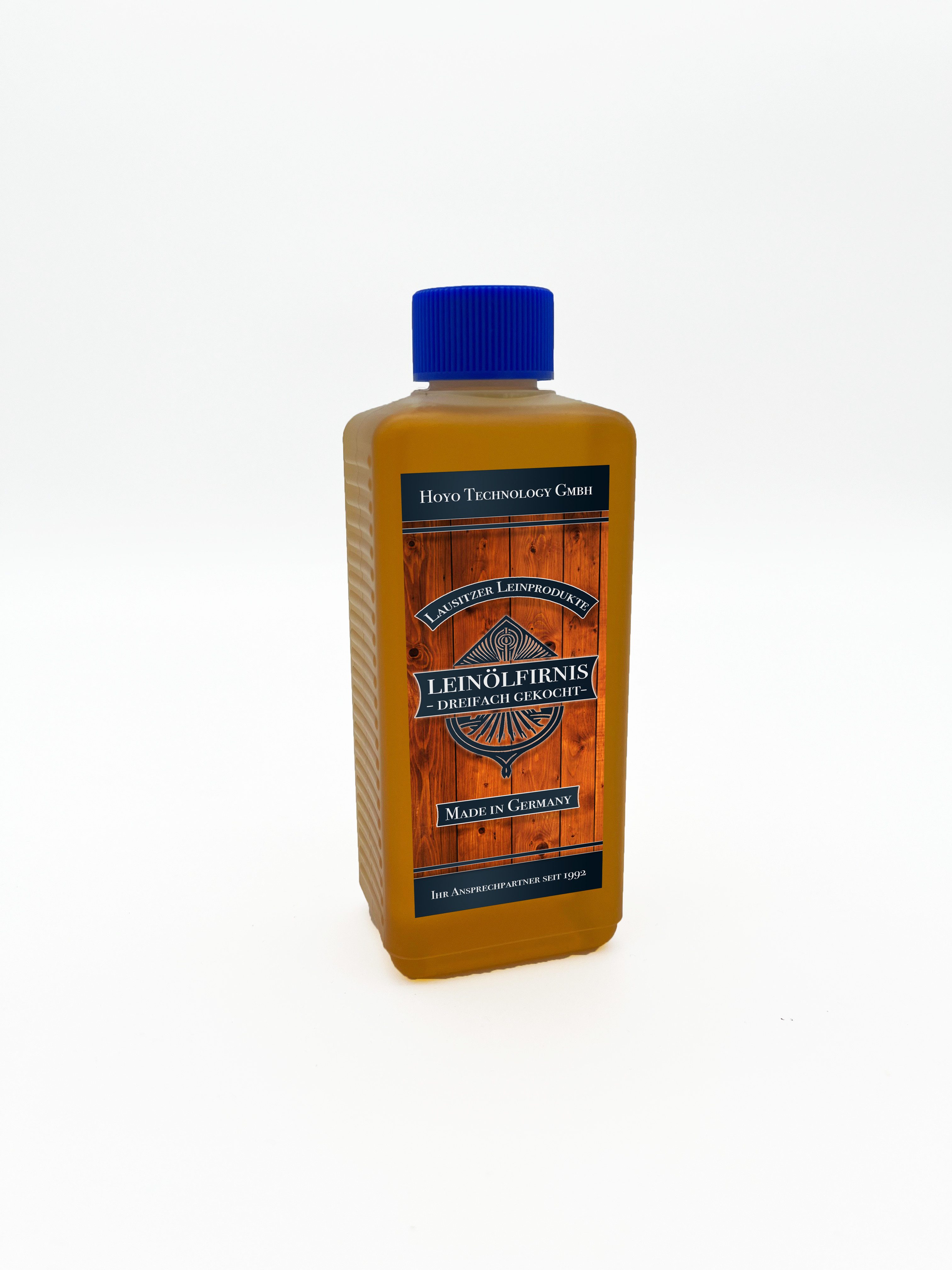 Hoyo Technology GmbH Leinölfirnis Leinölfirnis 0,25-10 Liter - Holzpflege, Holzöl, Holzschutz, Lebensmittelecht, Umweltfreundlich, Naturprodukt