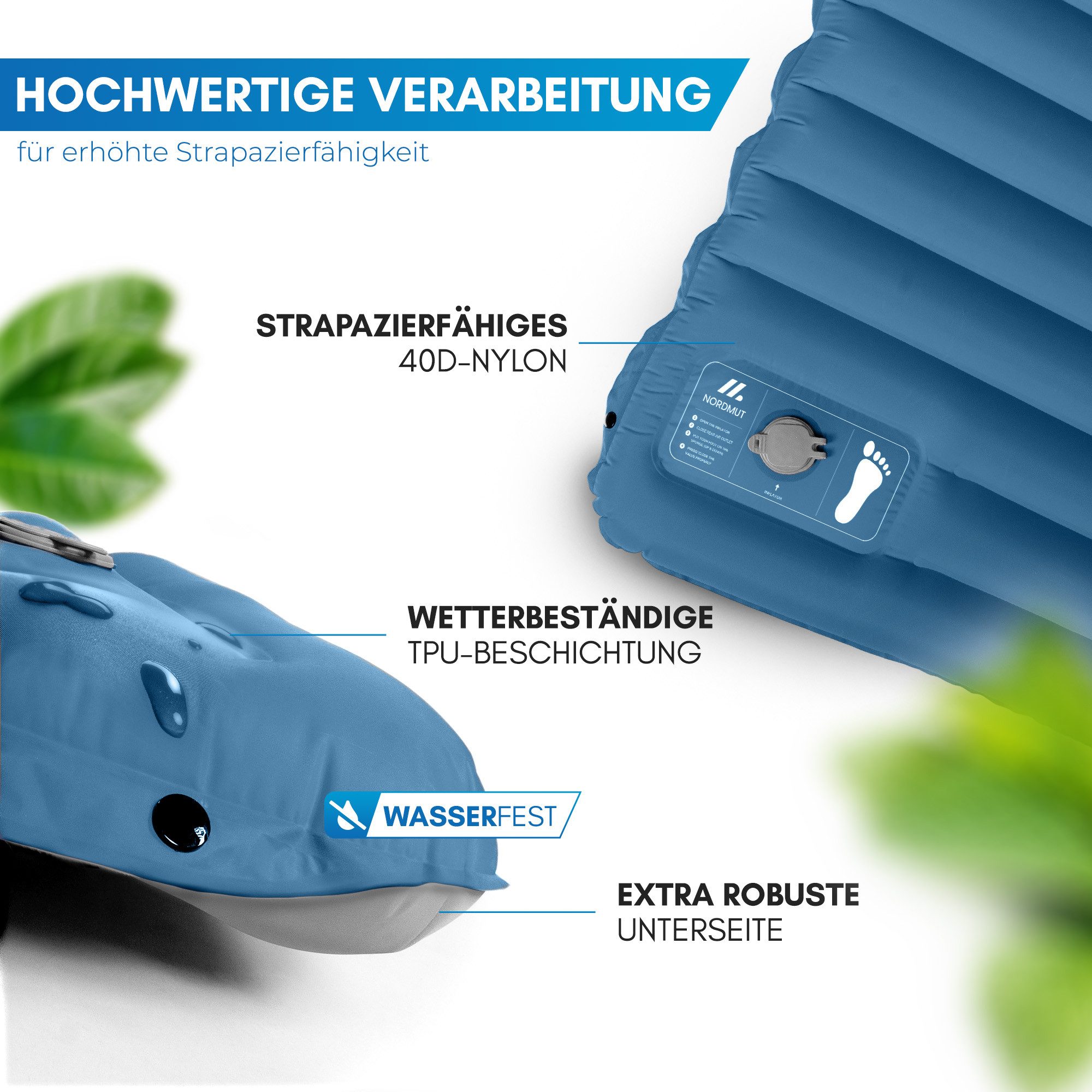 Nordmut Isomatte NORDMUT® Isomatte Selbstaufblasend 10cm günstig online kaufen