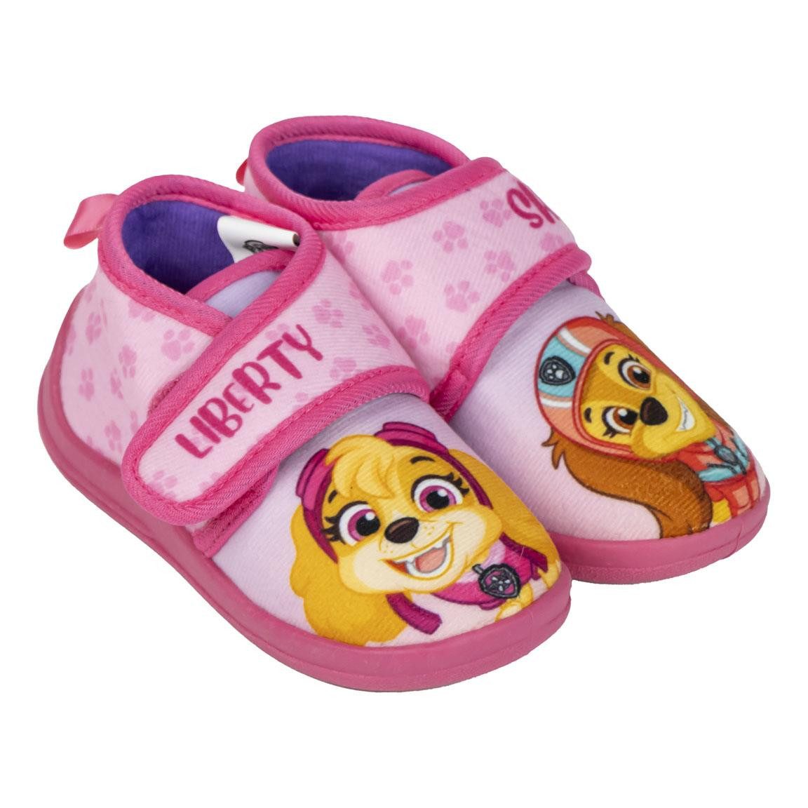 PAW PATROL PAW PATROL Kinder-Hausschuhe mit Klettverschluss Mädchen und Jungen Pantoffel