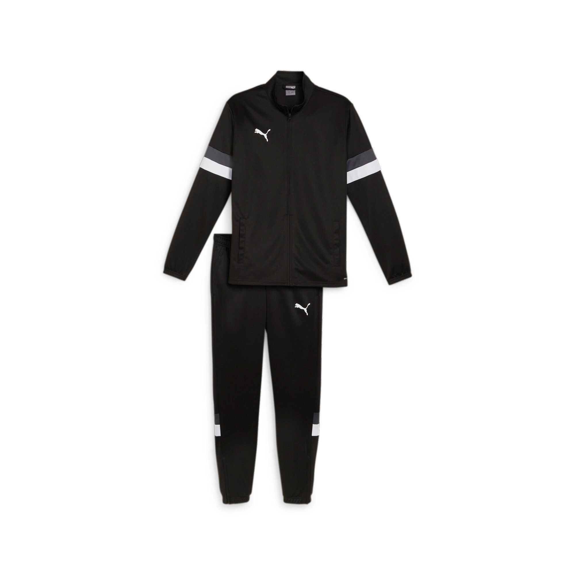 PUMA Trainingsanzug TEAMRISE TRACKSUIT (2-tlg), zweiteiliges Set, Regular Fit, ohne Kapuze